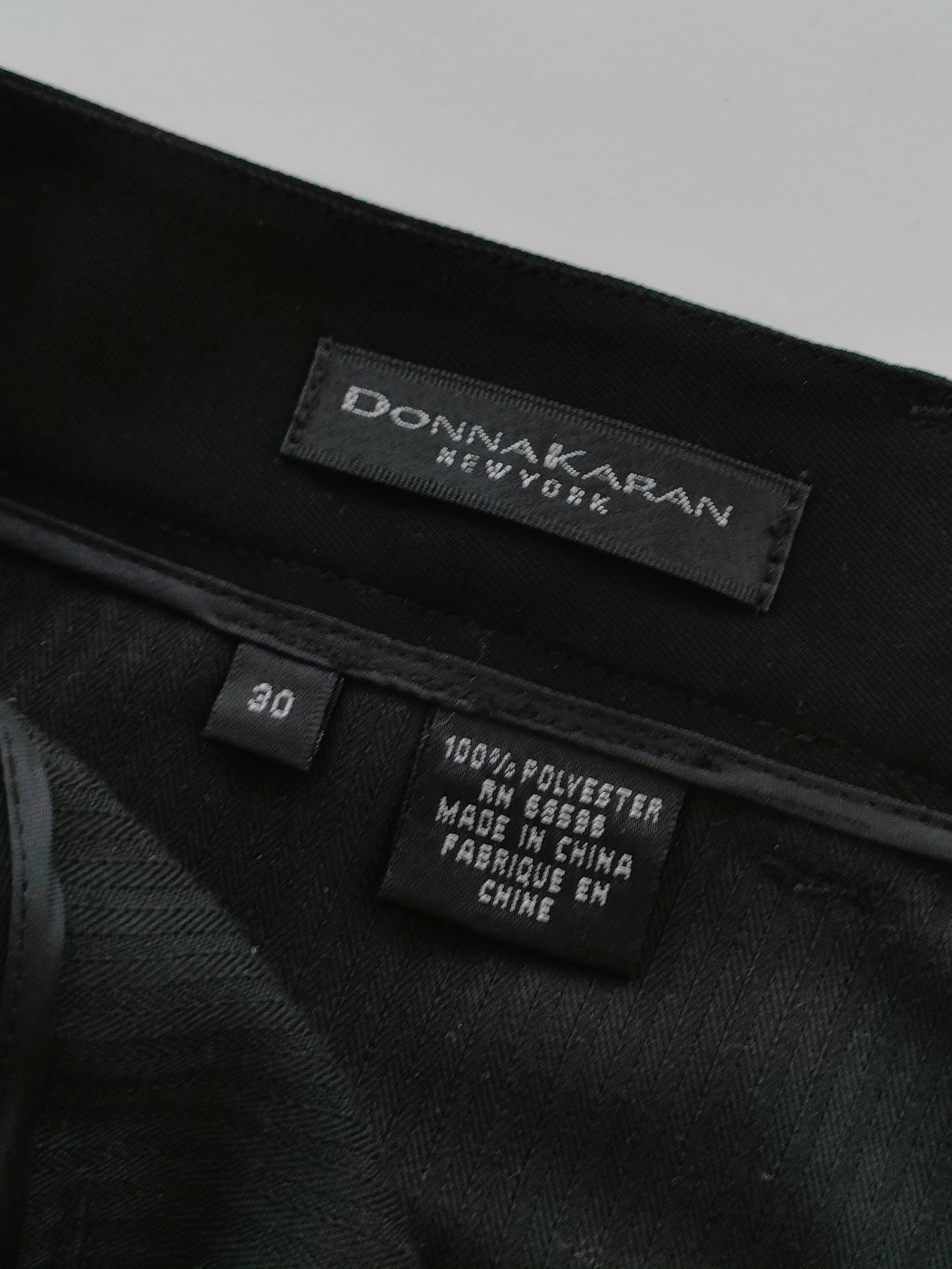 ‘00s Donna Karan New York Trousers in Polyester