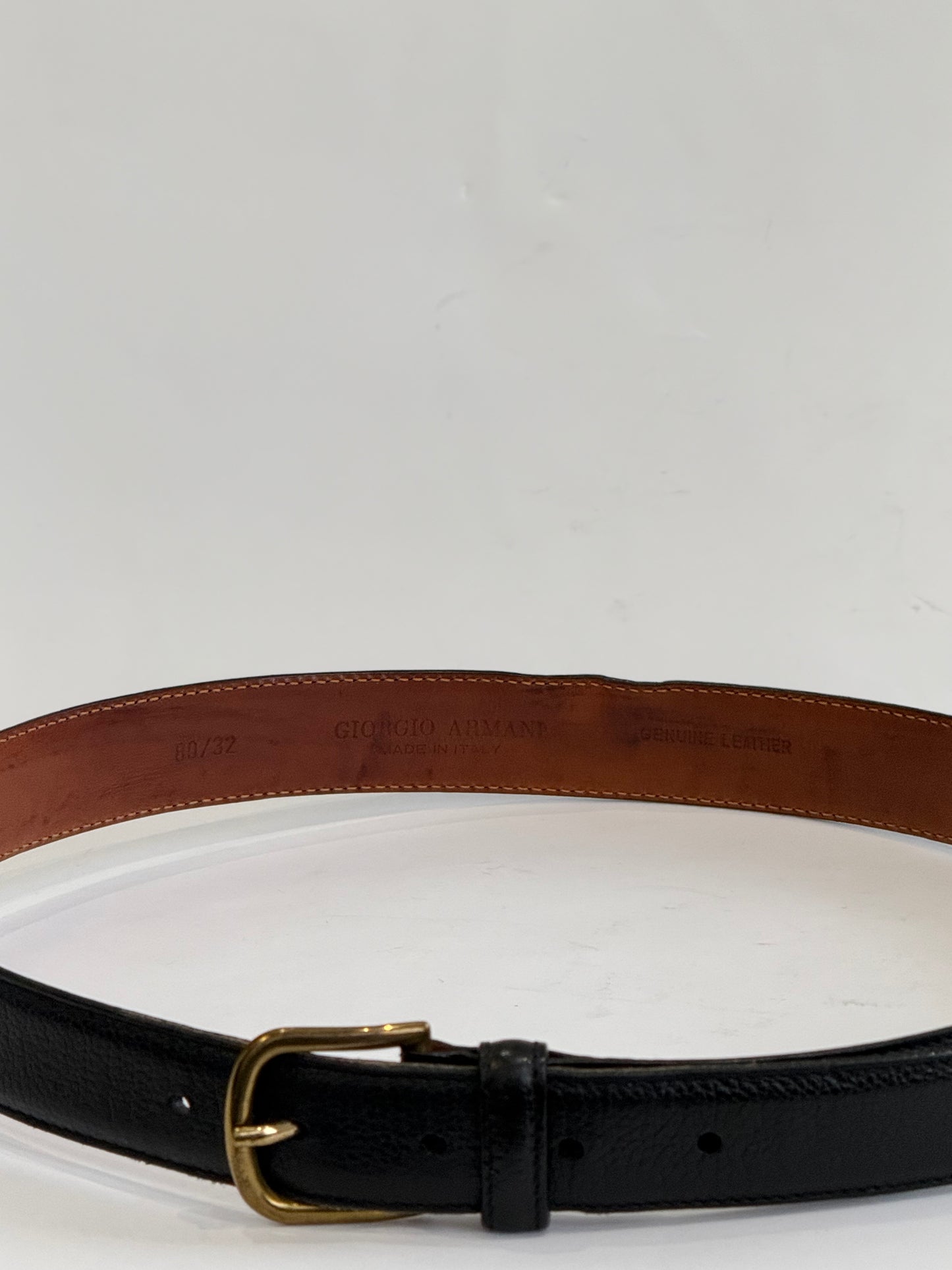 '90s Giorgio Armani Belt in Leather