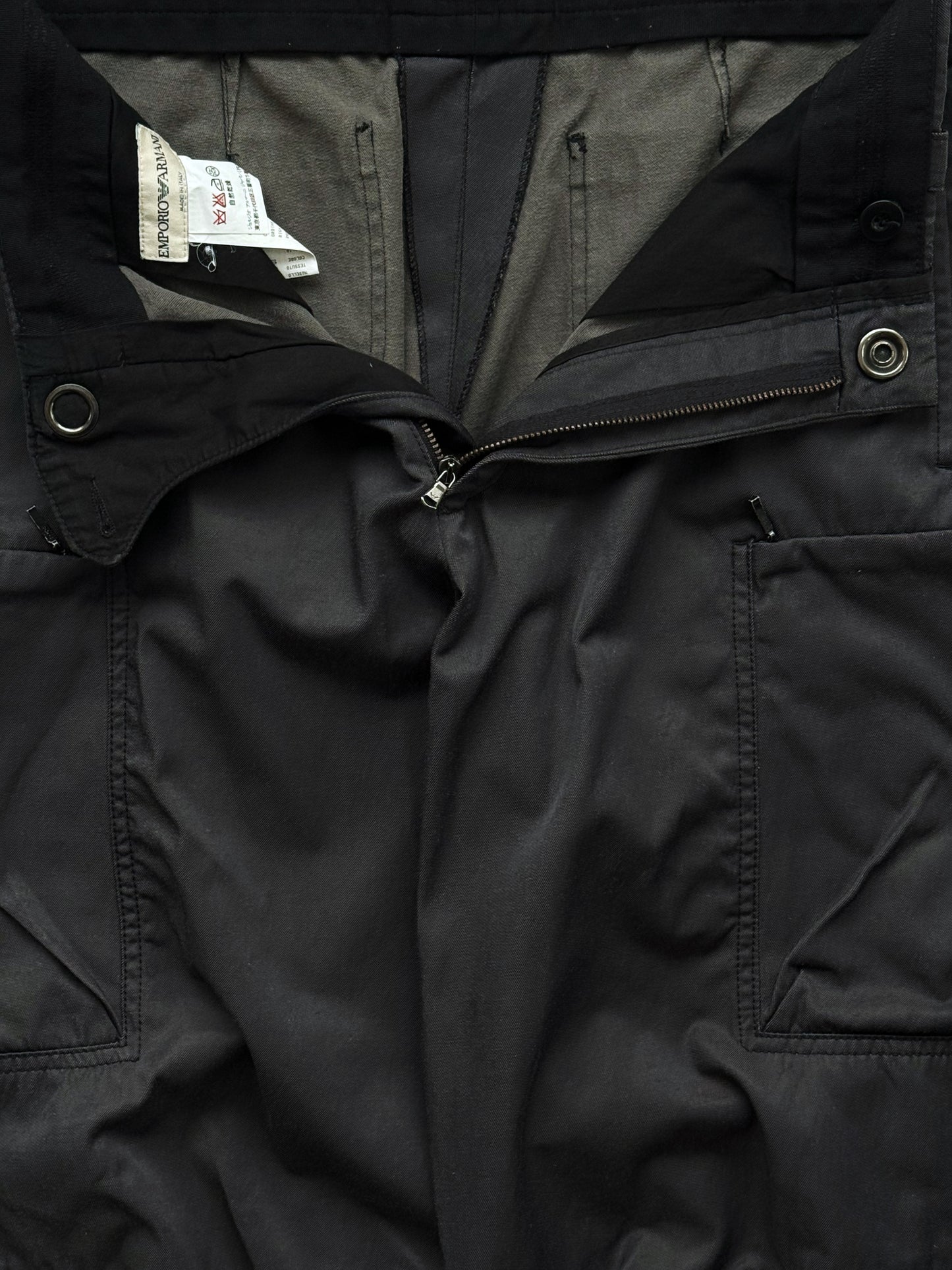 '00s Emporio Armani Cargo Pants in Cotton Nylon