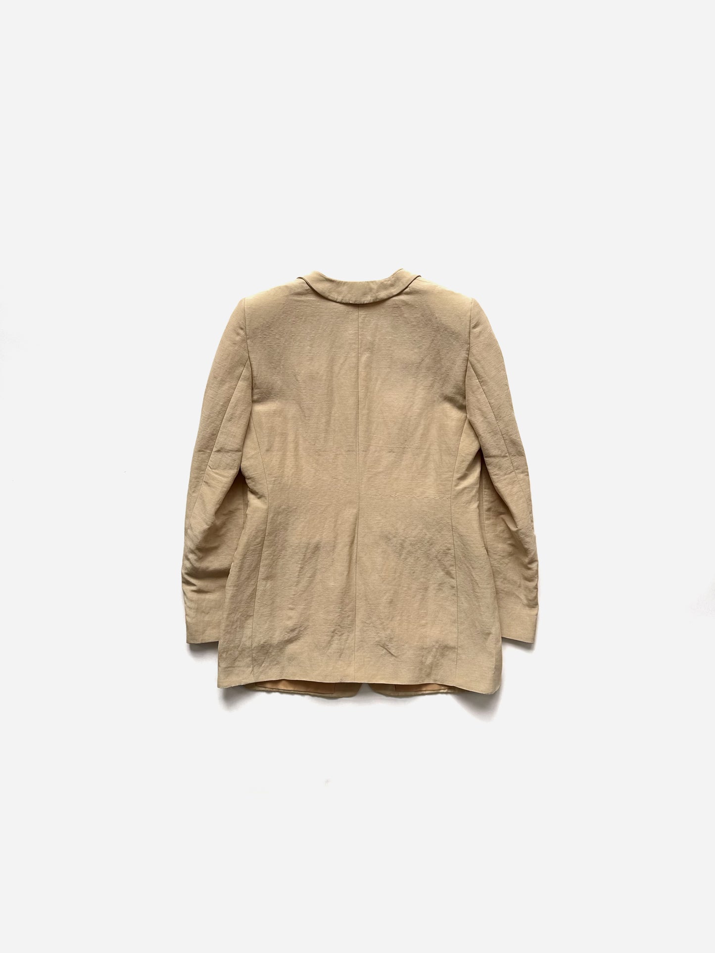 '90s Giorgio Armani Jacket in Linen Silk