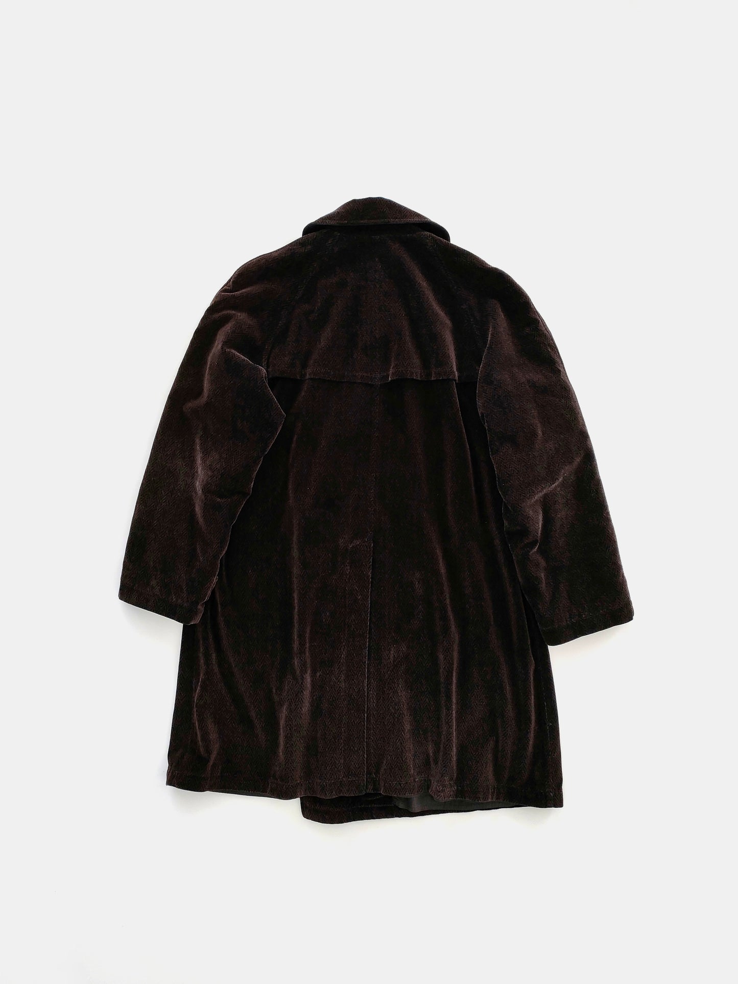 96AW Emporio Armani Velvet Coat in Cotton