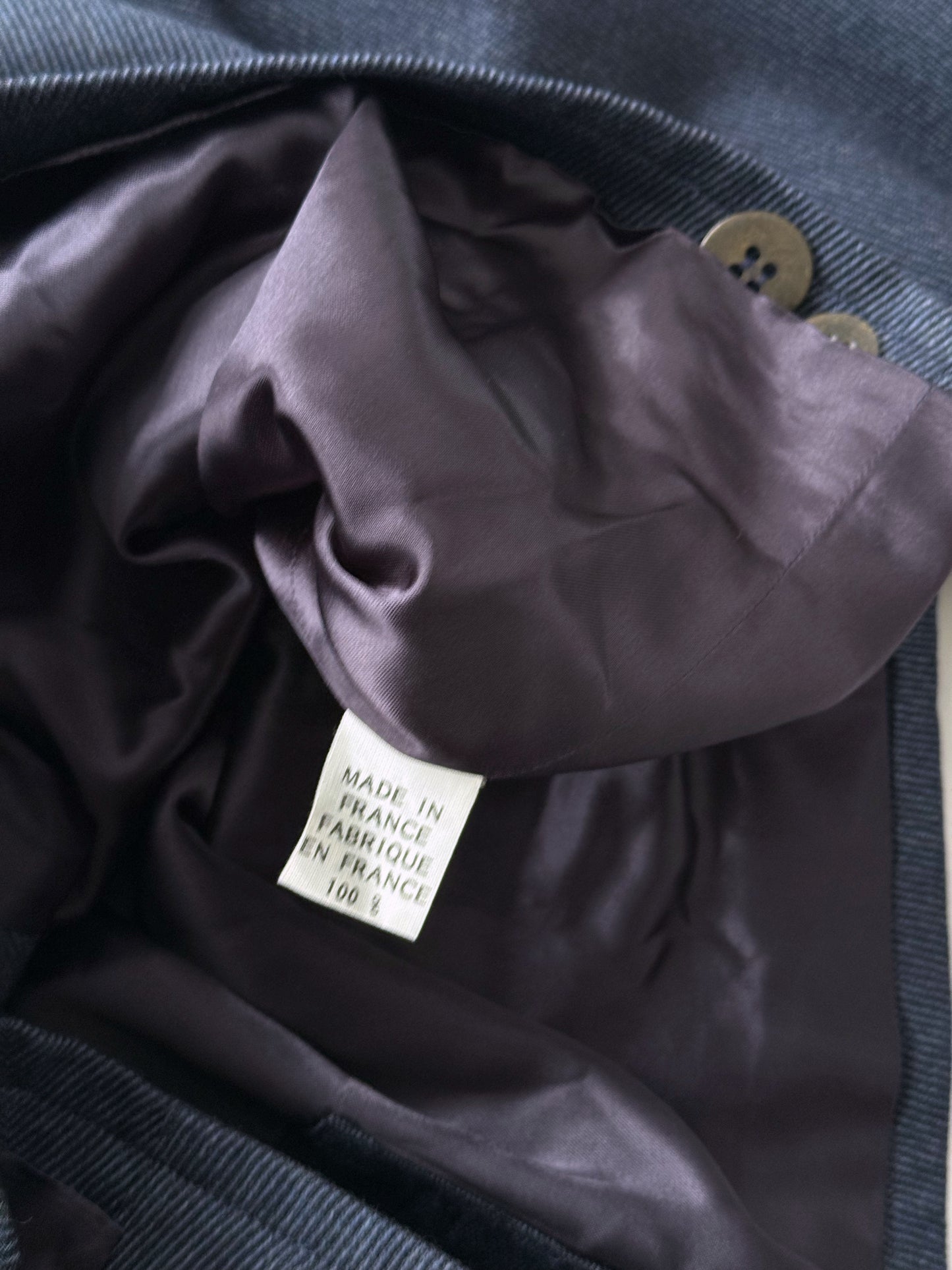 '80s Renoma Paris Short Trench Blouson in Wool