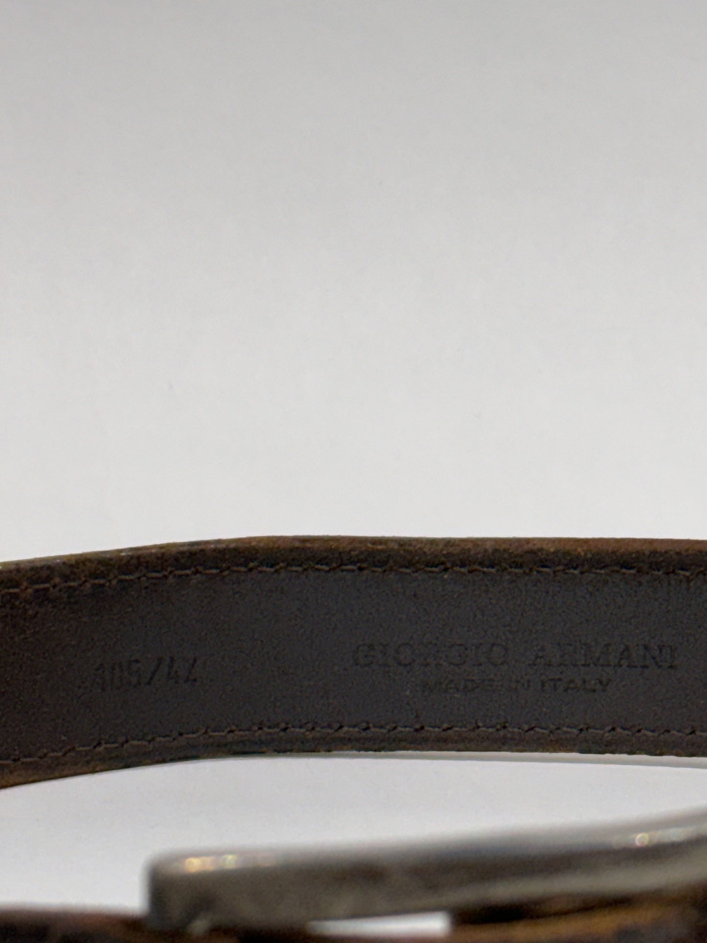 Vintage Giorgio Armani Belt in Leather