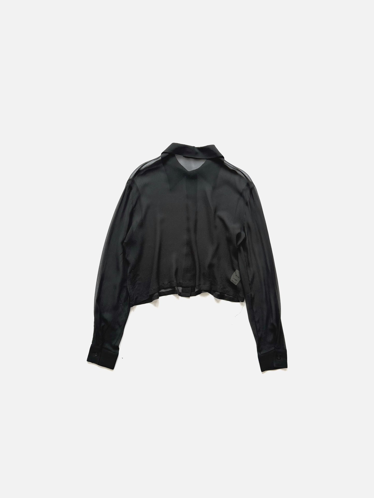'90s Emporio Armani See through Shirts in Silk