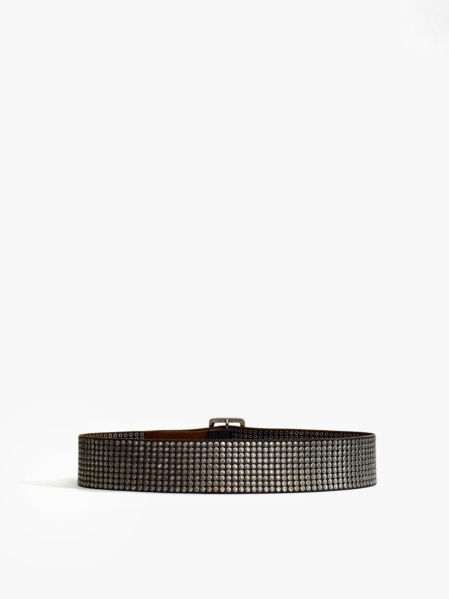 Studs Belt in Leather