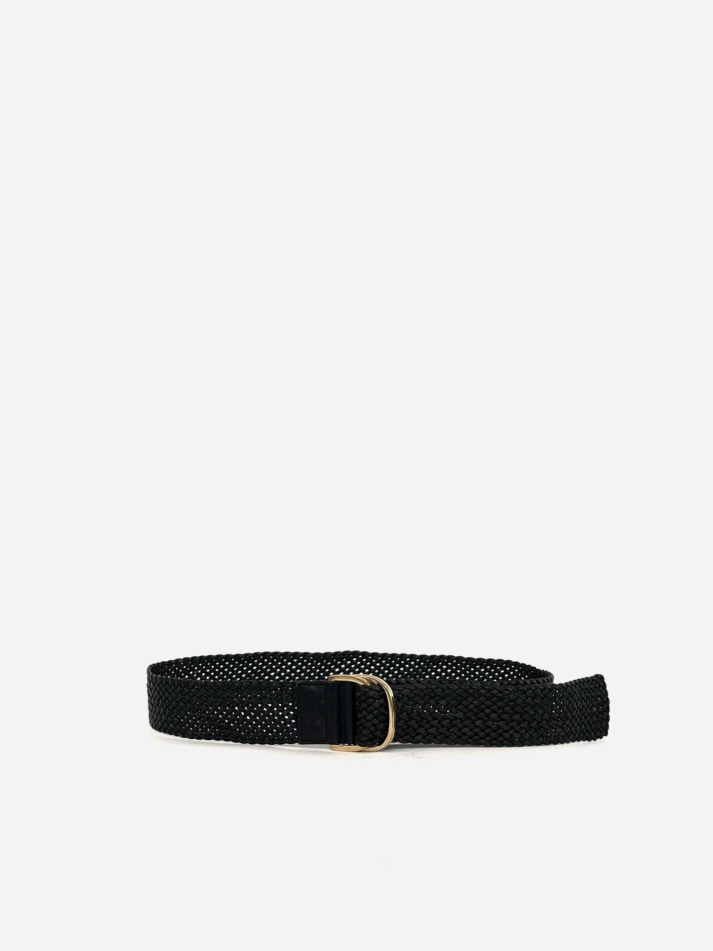 01AW Gucci by Tom Ford Woven Belt in Leather