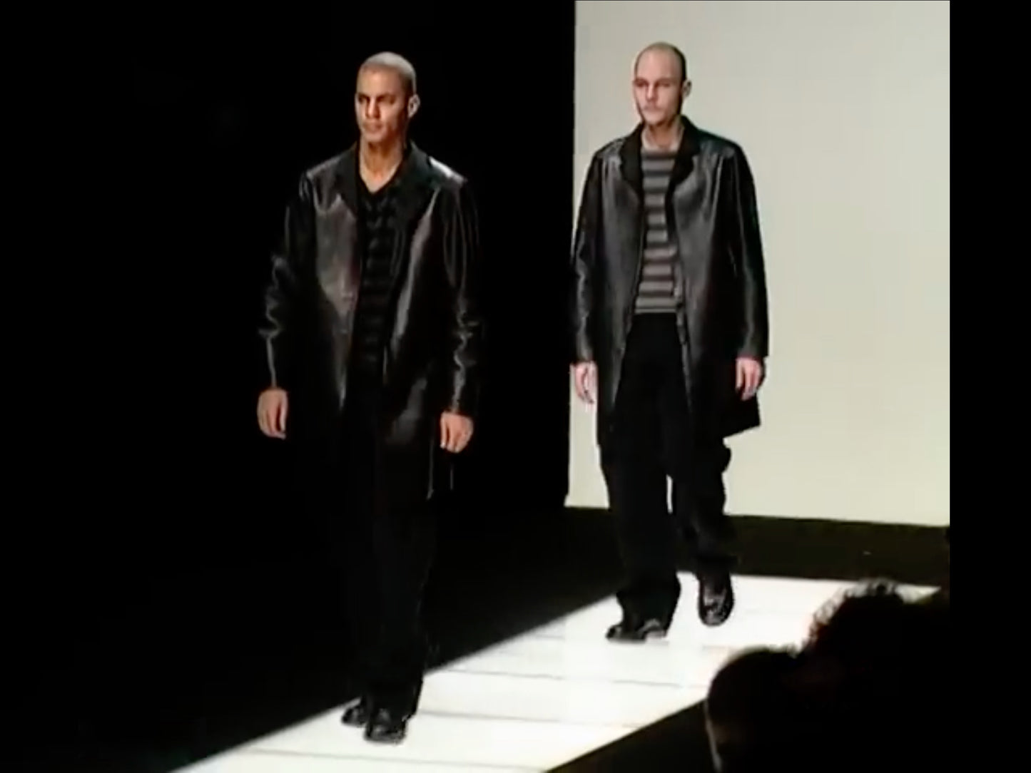 1999AW Emporio Armani Coat in Leather