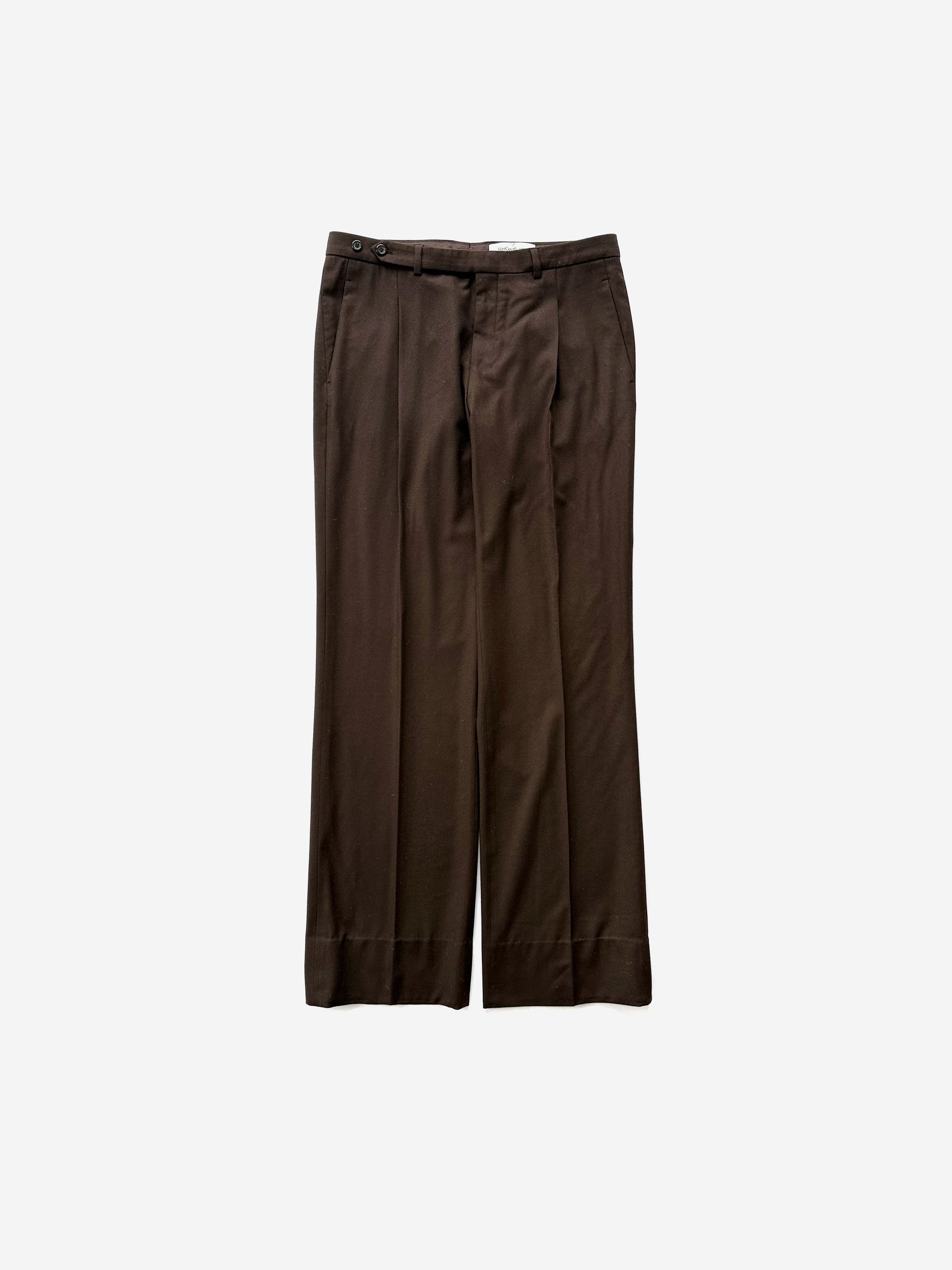 2008AW Yves Saint Laurent by Stefano Pilati Baggy Trousers in Wool