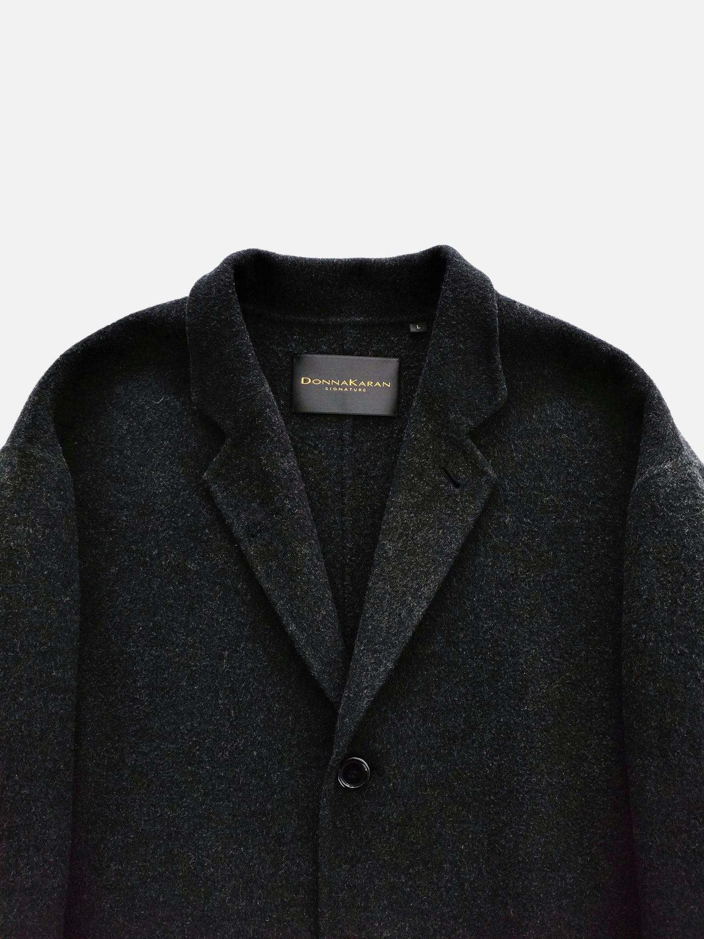 Donna Karan Signature Double Face Coat in Wool Cashmere