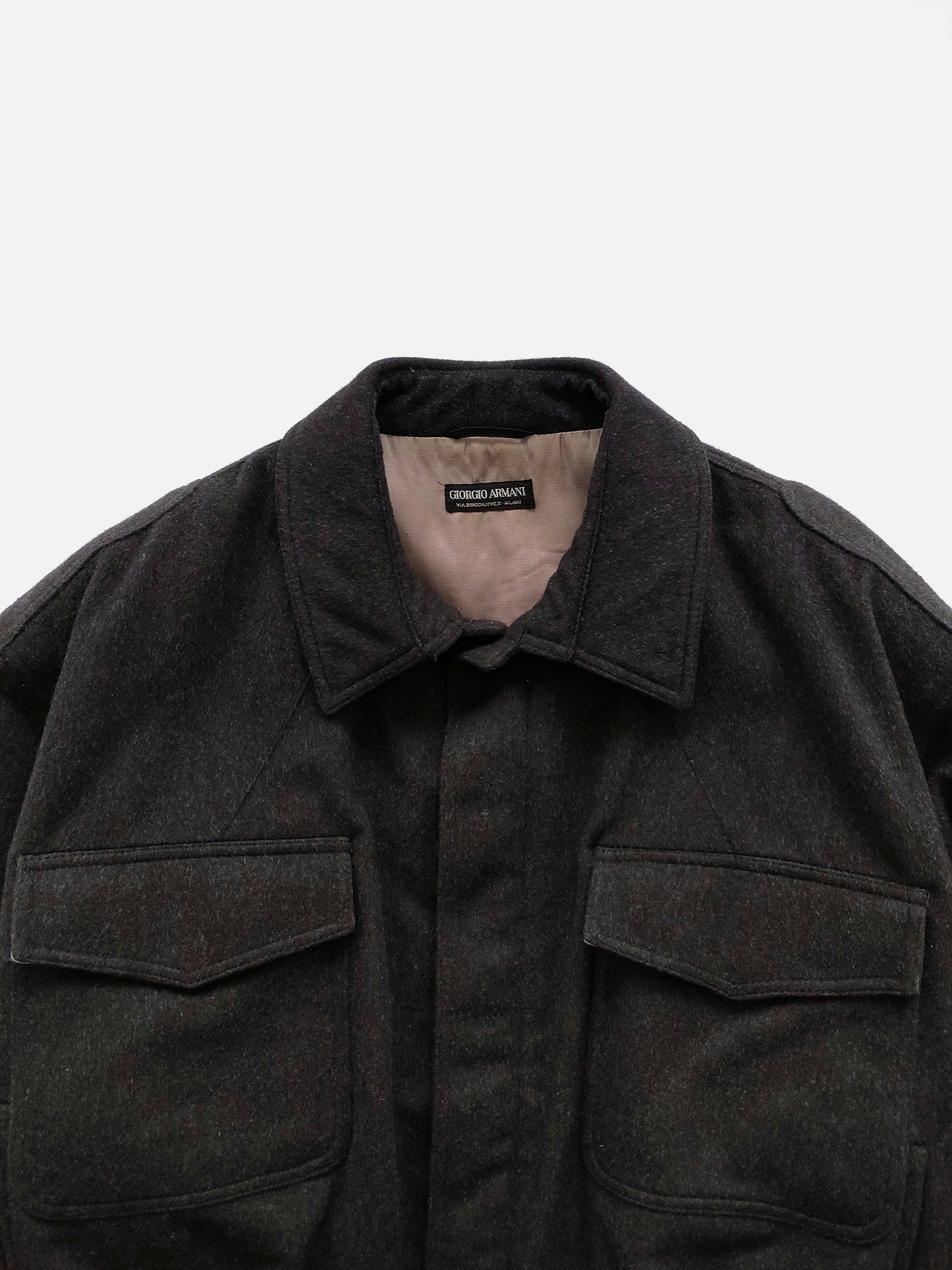 Giorgio Armani Military Jacket in Wool Cashmere