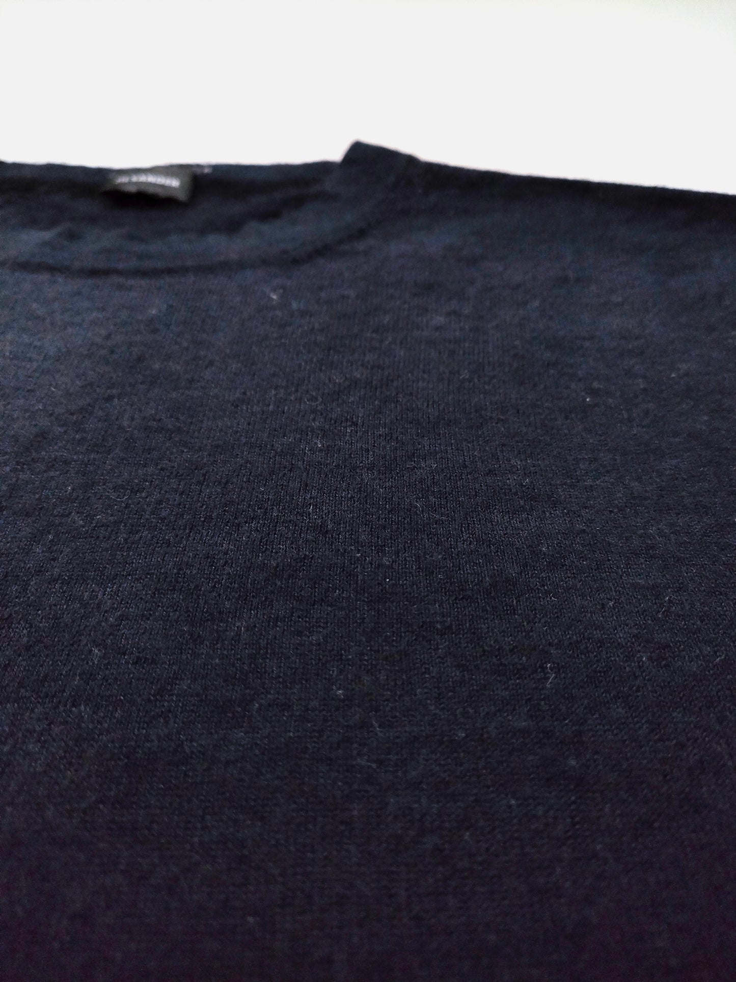 '90s Jil Sander Crewneck Sweater in Cashmere Cotton