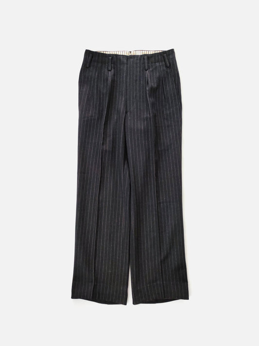 Bespoke Striped Trousers in Wool Cashmere