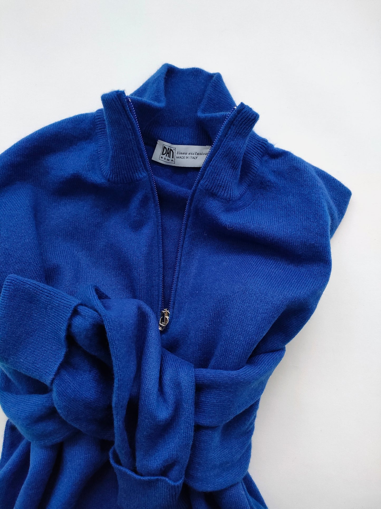 Italian Half-Zip Sweater in Cashmere