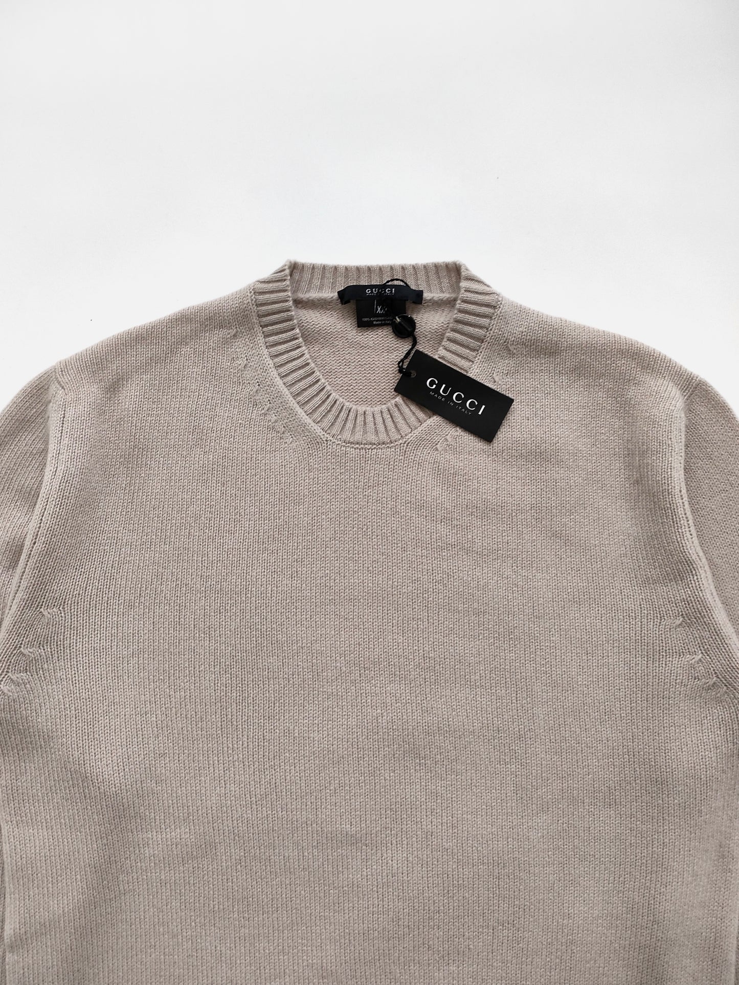 '00s NOS Gucci Crewneck Sweater in Cashmere