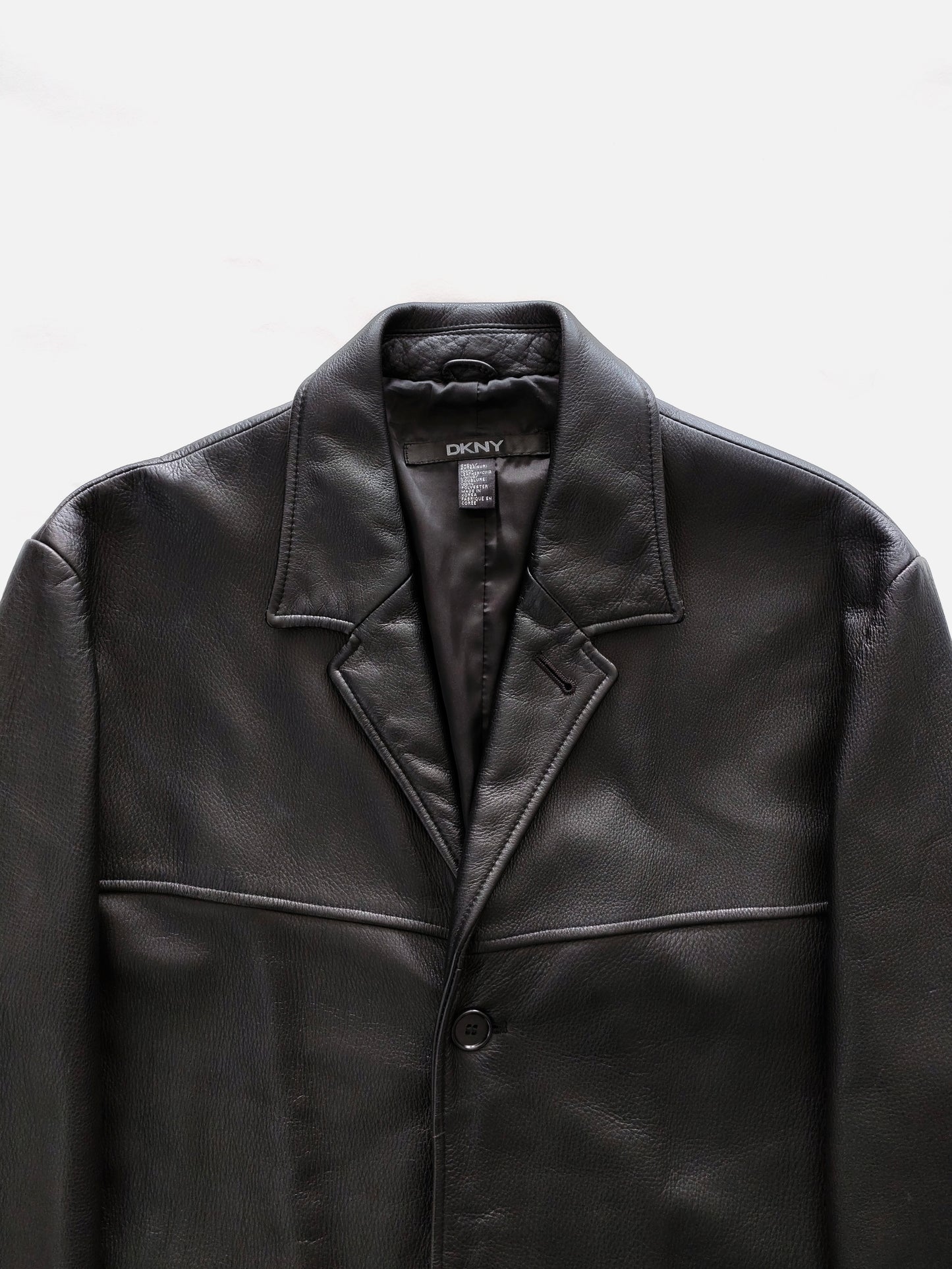 DKNY Coat in Leather