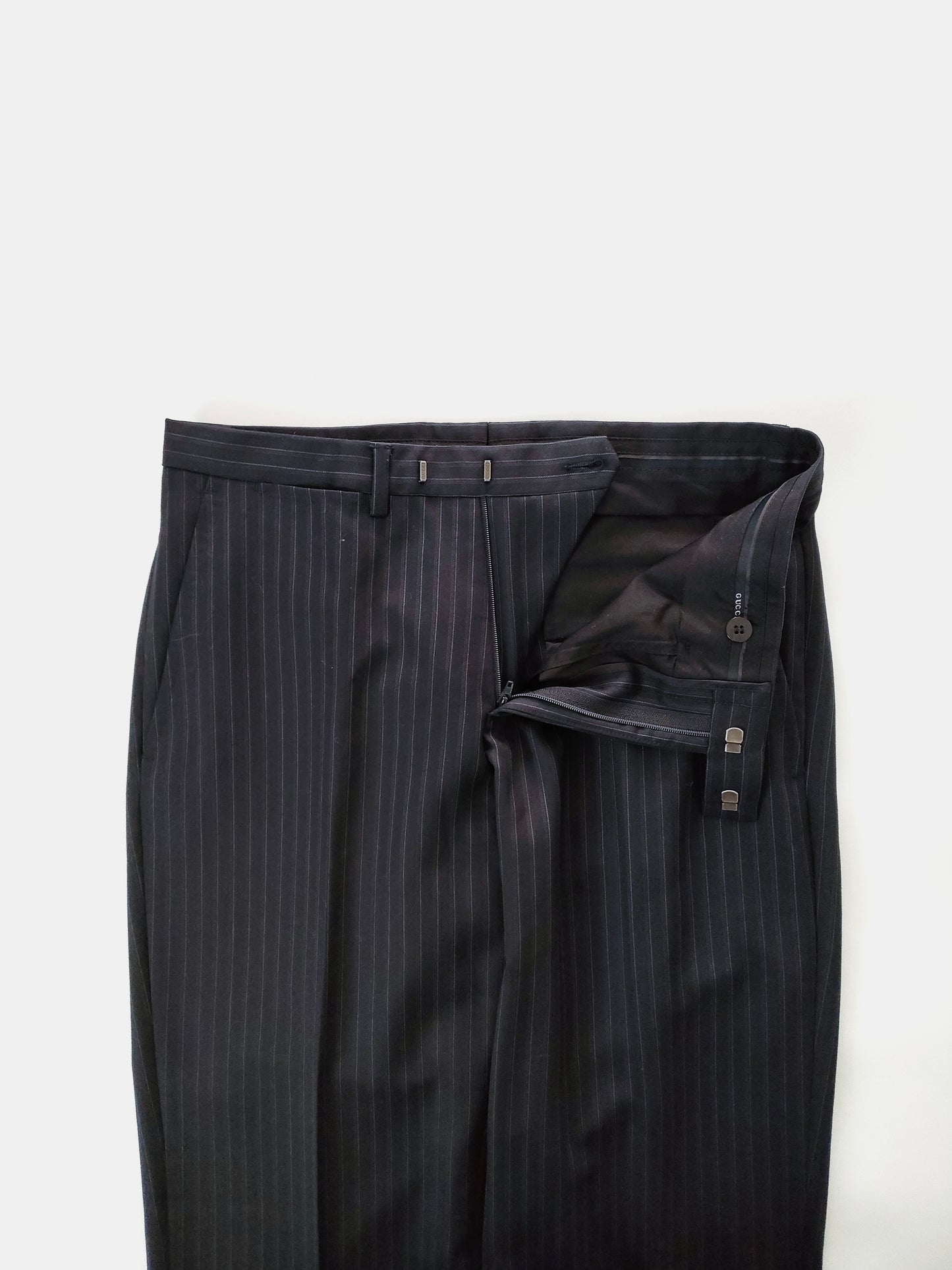 Gucci Striped Trousers in Wool