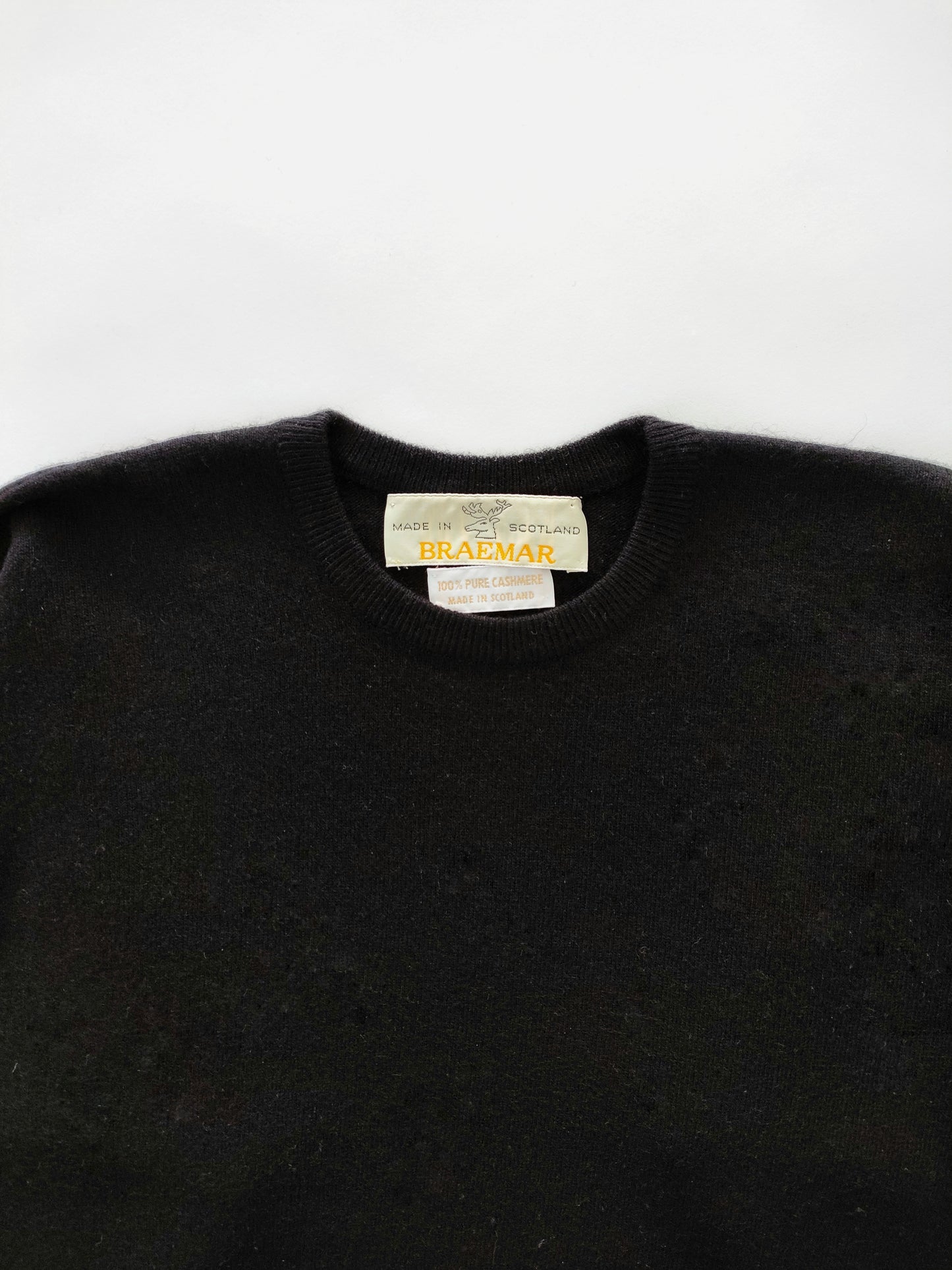 '80s Scottish Crewneck Sweater in Cashmere