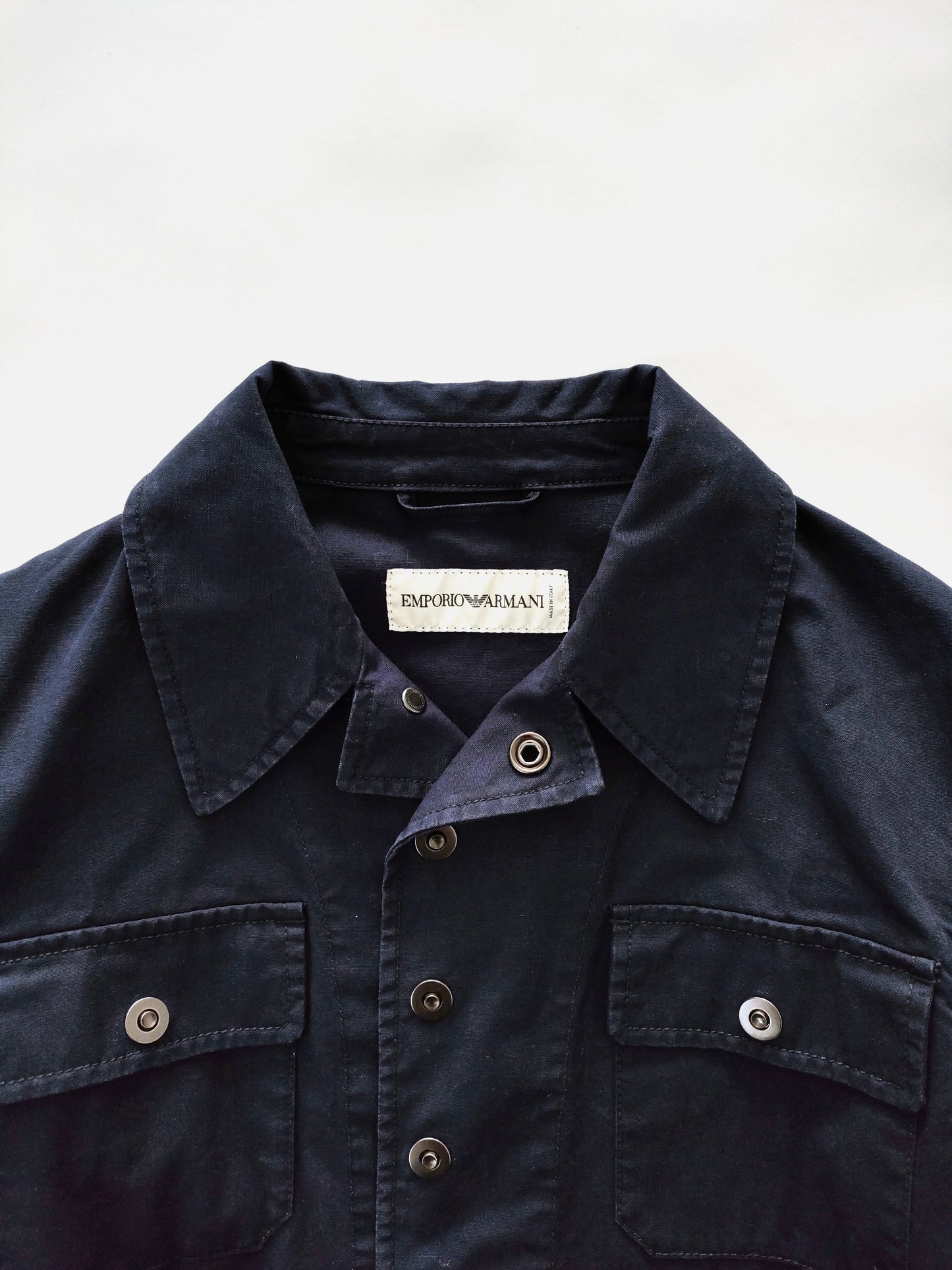 Emporio Armani Trucker Jacket in Cotton