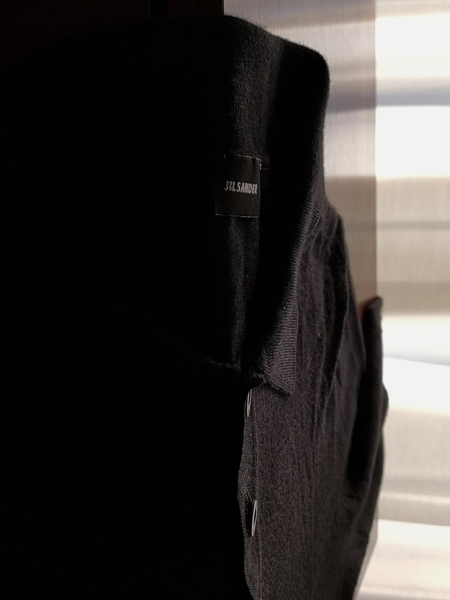 '90s Jil Sander Polo Sweater in Cashmere Silk