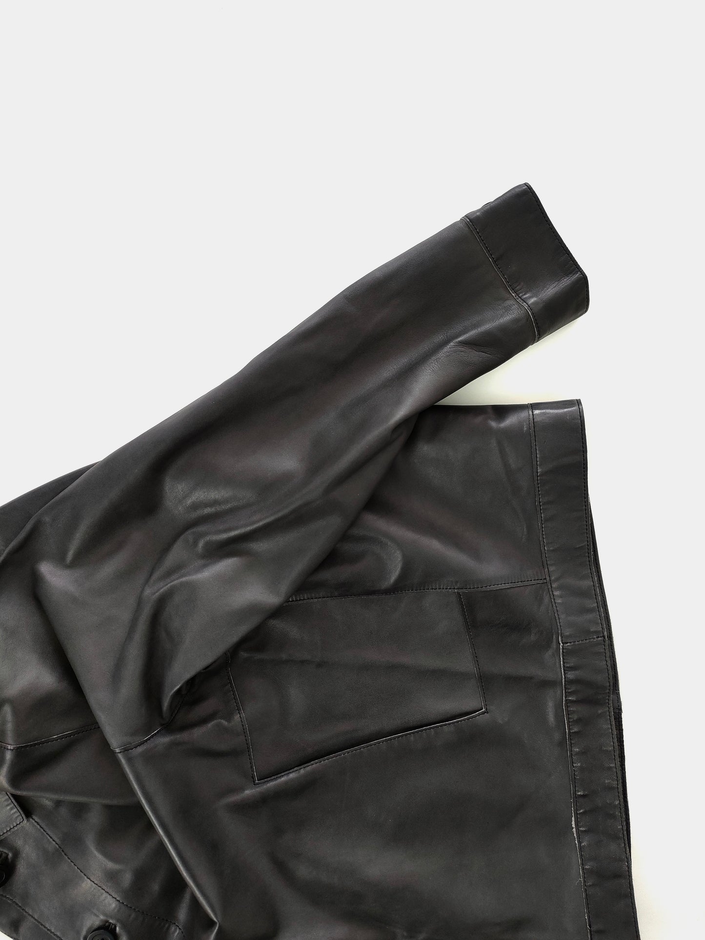 Donna Karan New York Jacket in Leather