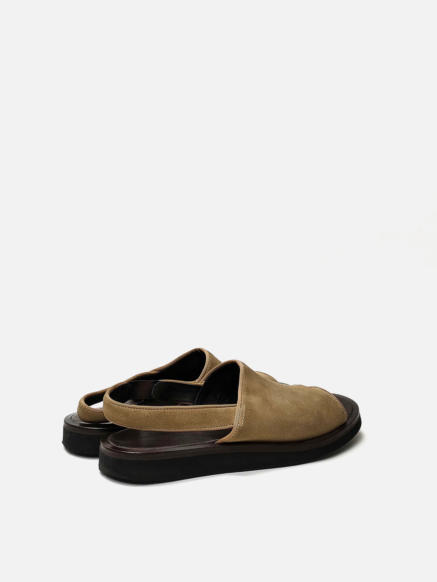 '90s Emporio Armani Sandals in Suede