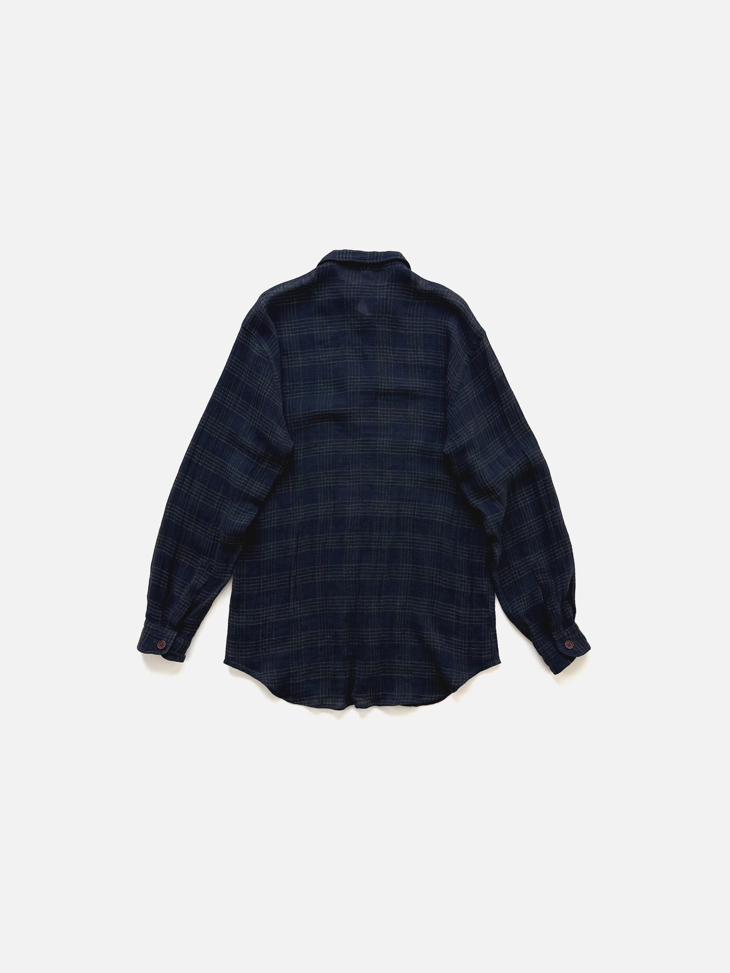 '90s Giorgio Armani Shirts with Button loops in Linen
