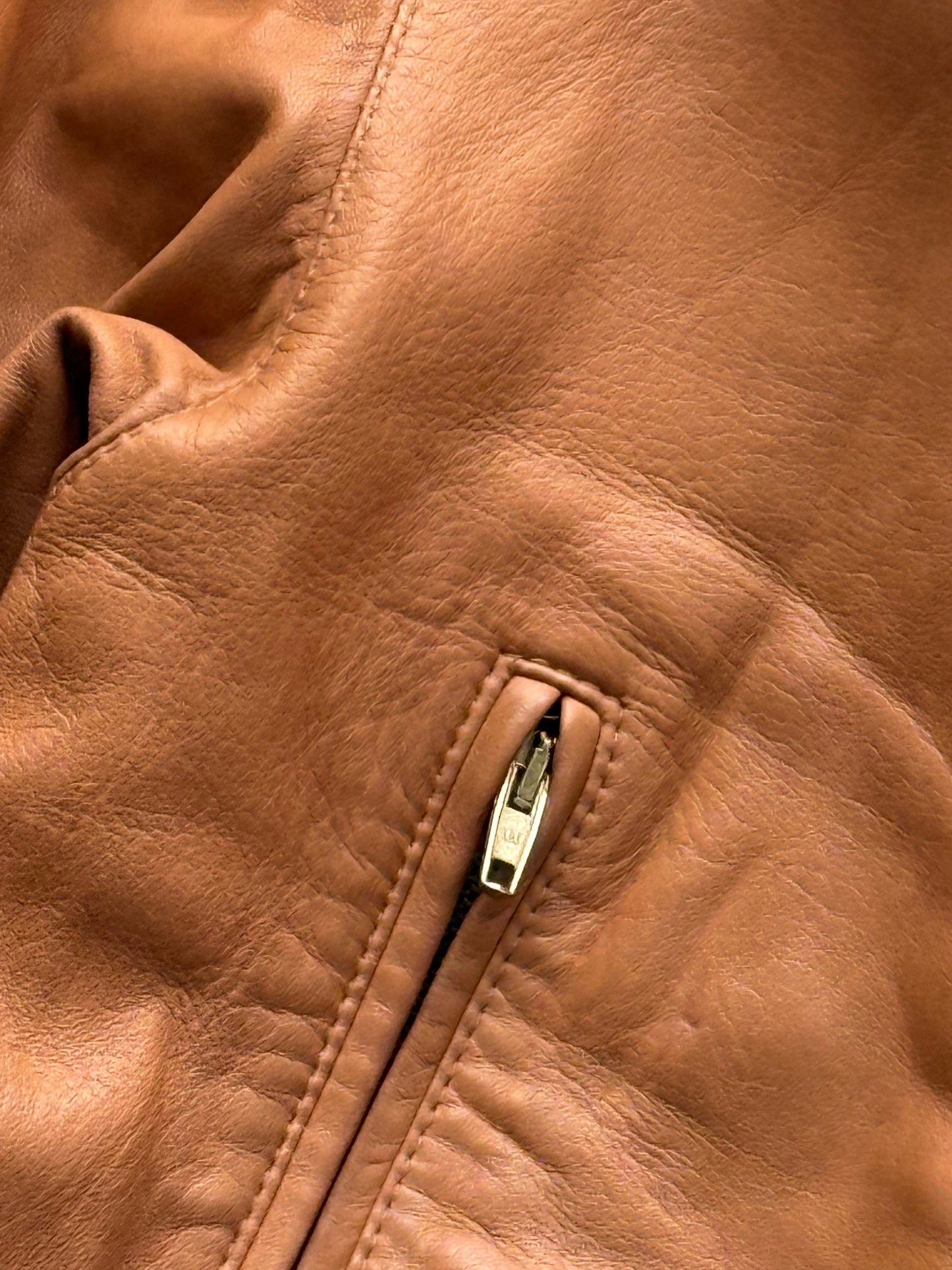 '70s Giorgio Armani Jacket in Leather