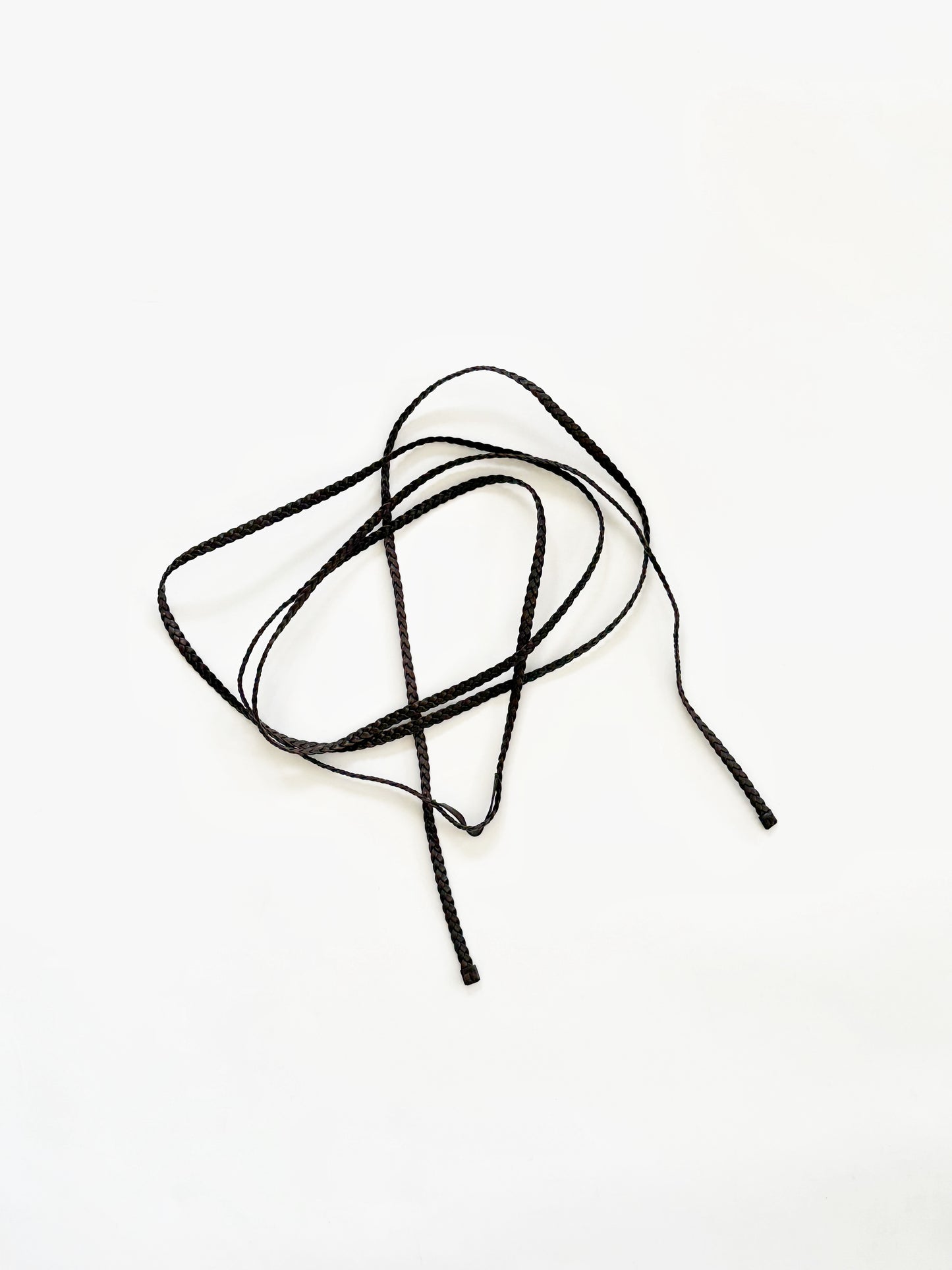 02AW Gucci Woven Lace Belt in Leather