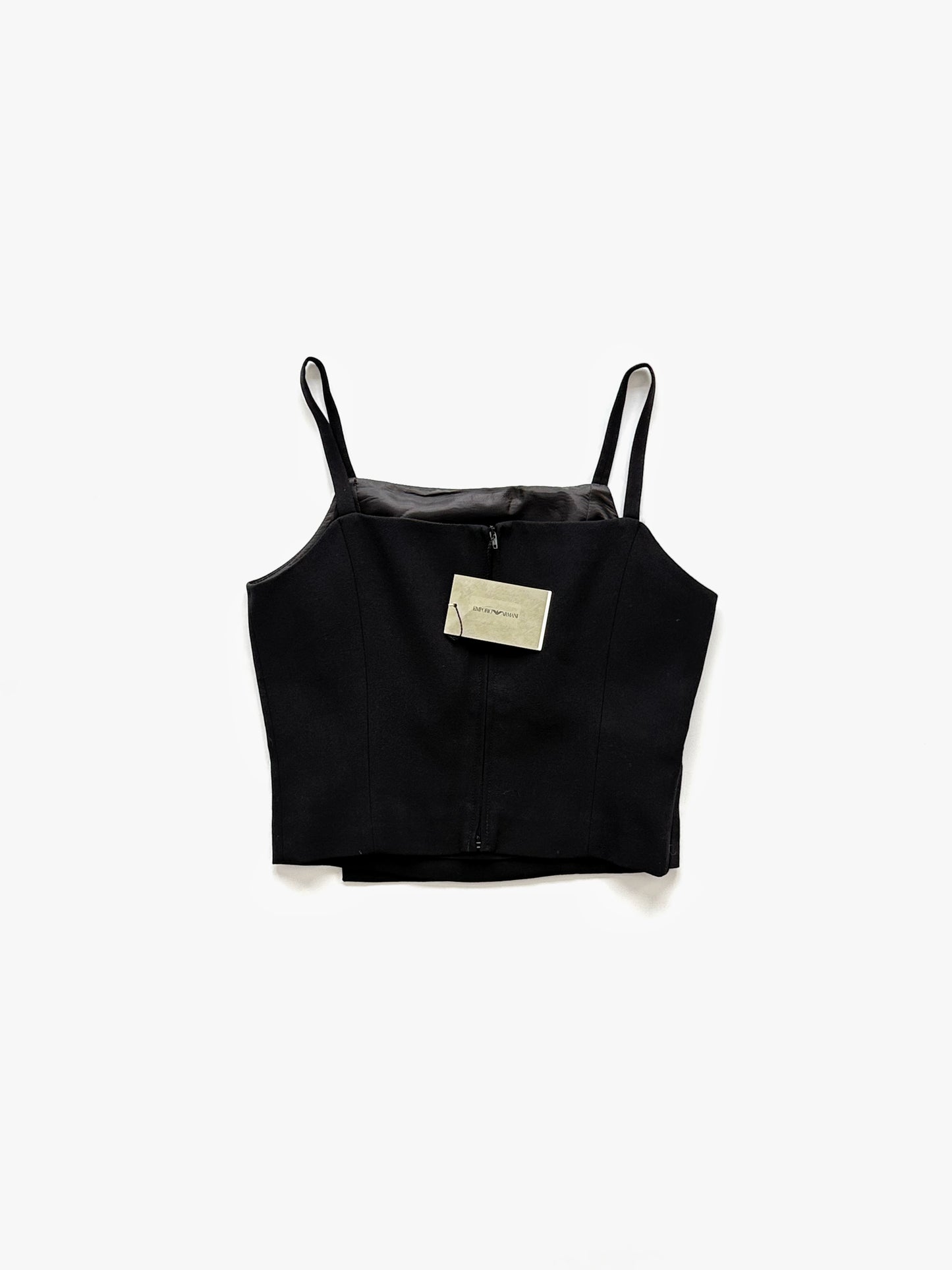 NOS '90s Emporio Armani Bustier in Wool