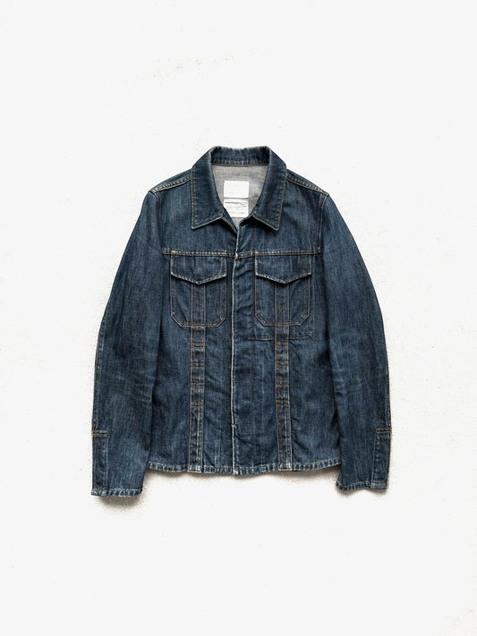 '00s Helmut Lang Slim Shirt Jacket in Cotton