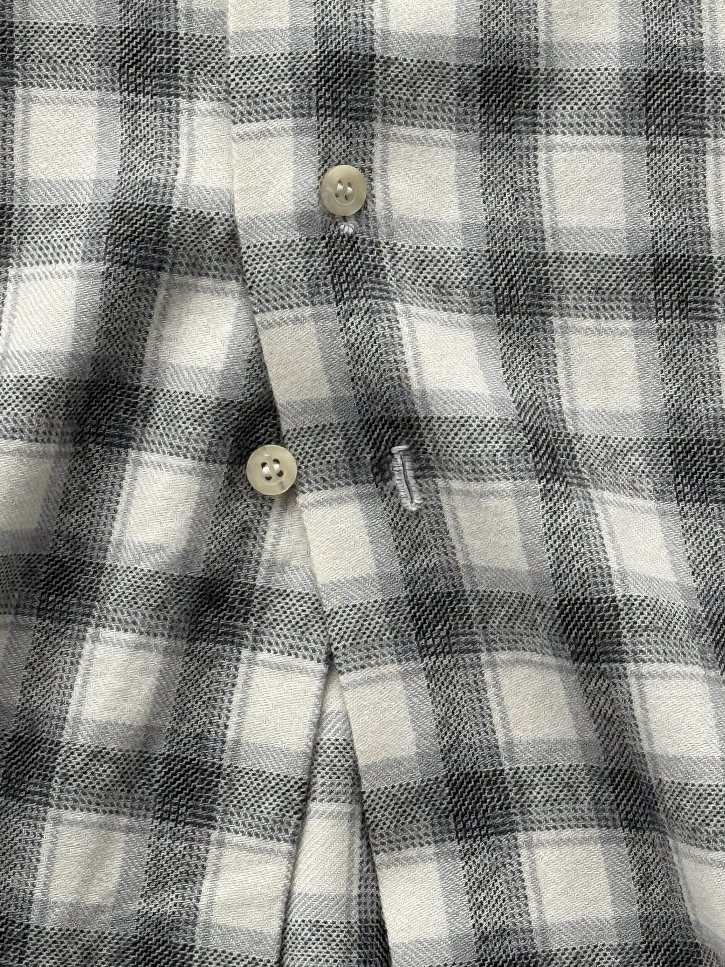 '70s Euro Vintage Su Misura Ombre Check Shirts in Wool