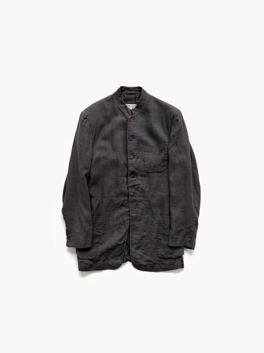 '90s Giorgio Armani Mao collar Jacket in Linen