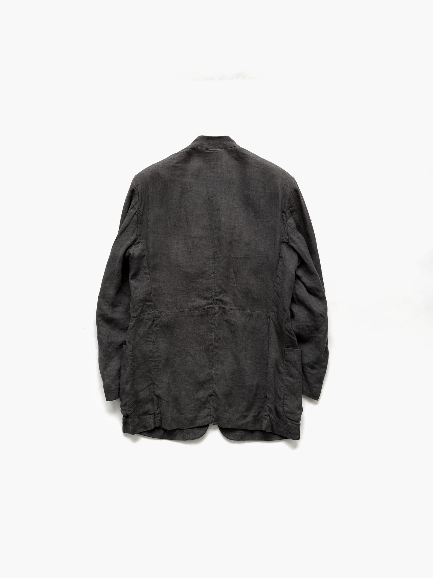 '90s Giorgio Armani Mao collar Jacket in Linen