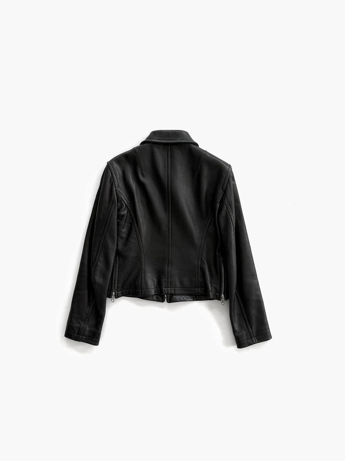 '00s Donna Karan Signature Jacket in Leather