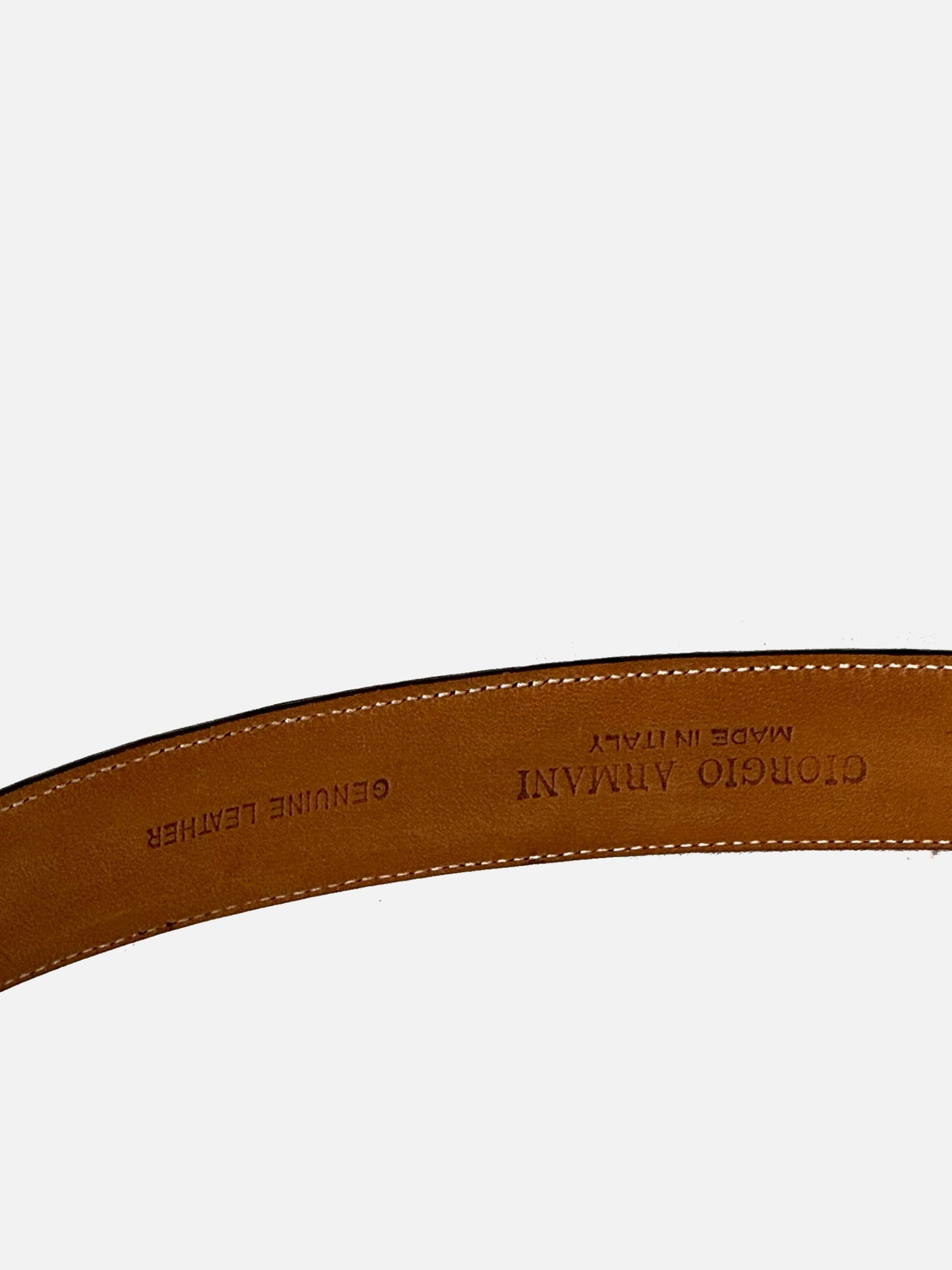 Vintage Giorgio Armani Belt in Leather