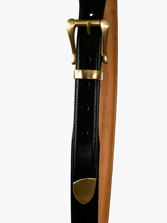 Vintage Giorgio Armani Belt in Leather