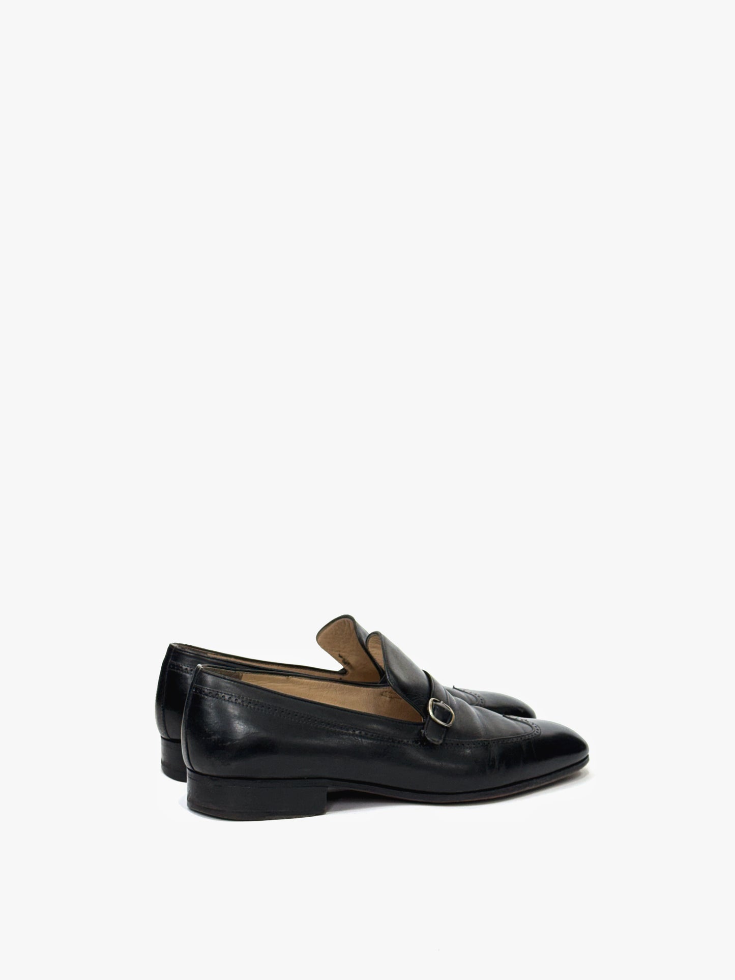 Tanino Crisci Buckle Loafers in Leather