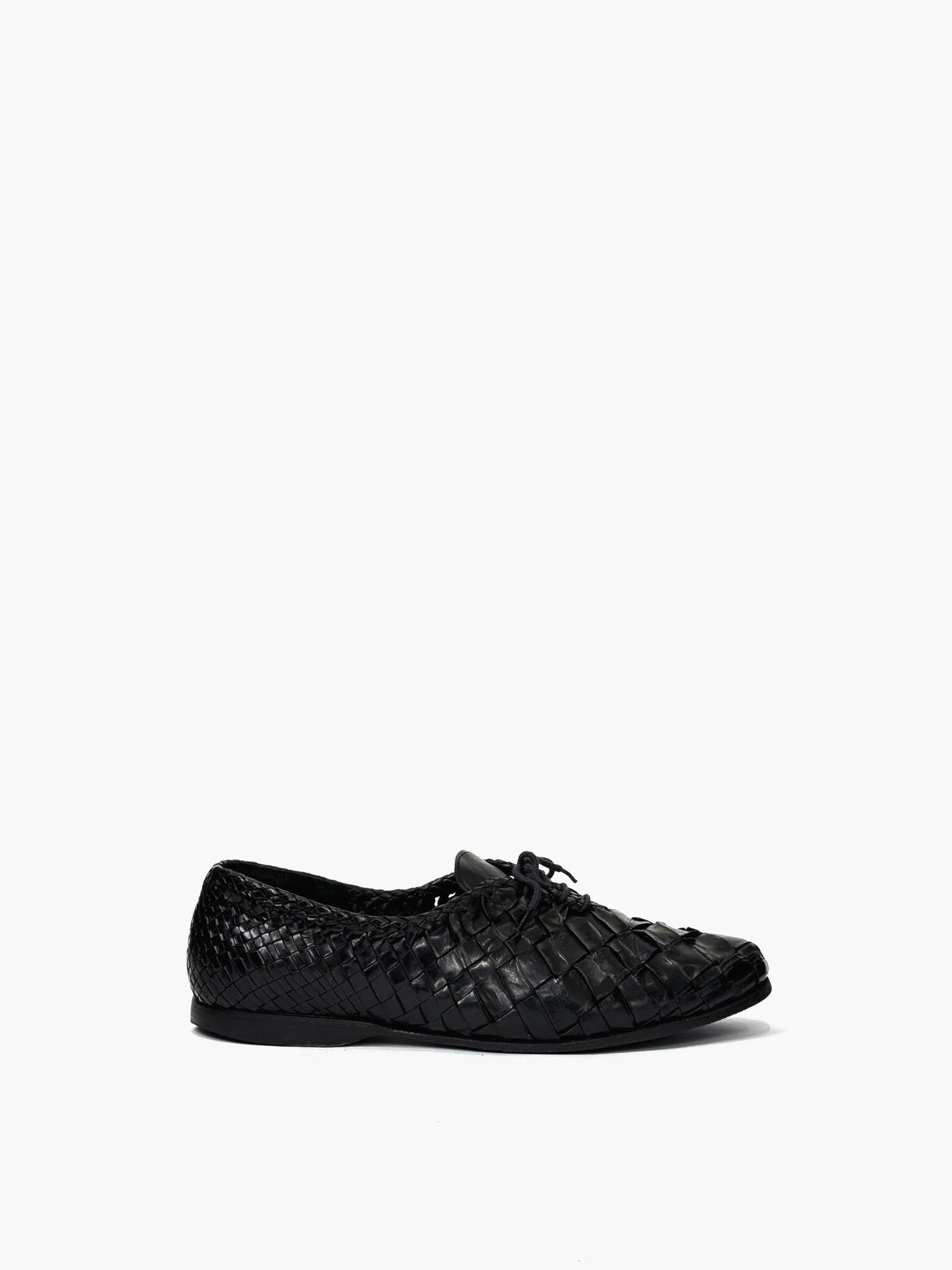 Vintage Stemar Woven Shoes in Leather