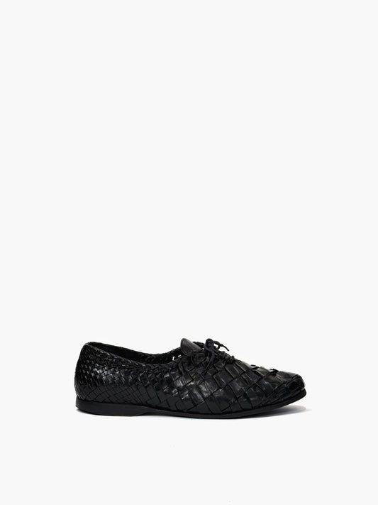 Vintage Stemar Woven Shoes in Leather