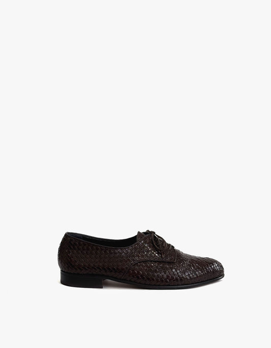 Vintage Stephane Kelian Woven Shoes in Leather