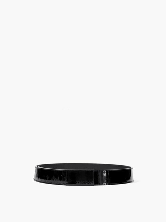 Giorgio Armani Belt in Enamel Leather