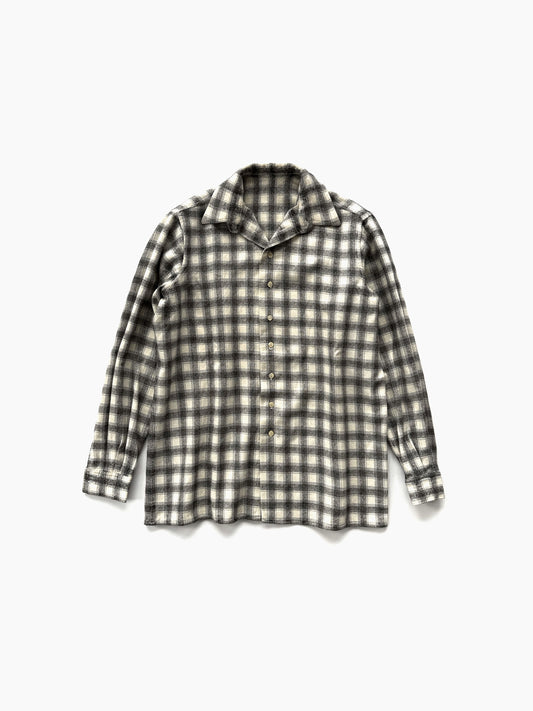 '70s Euro Vintage Su Misura Ombre Check Shirts in Wool