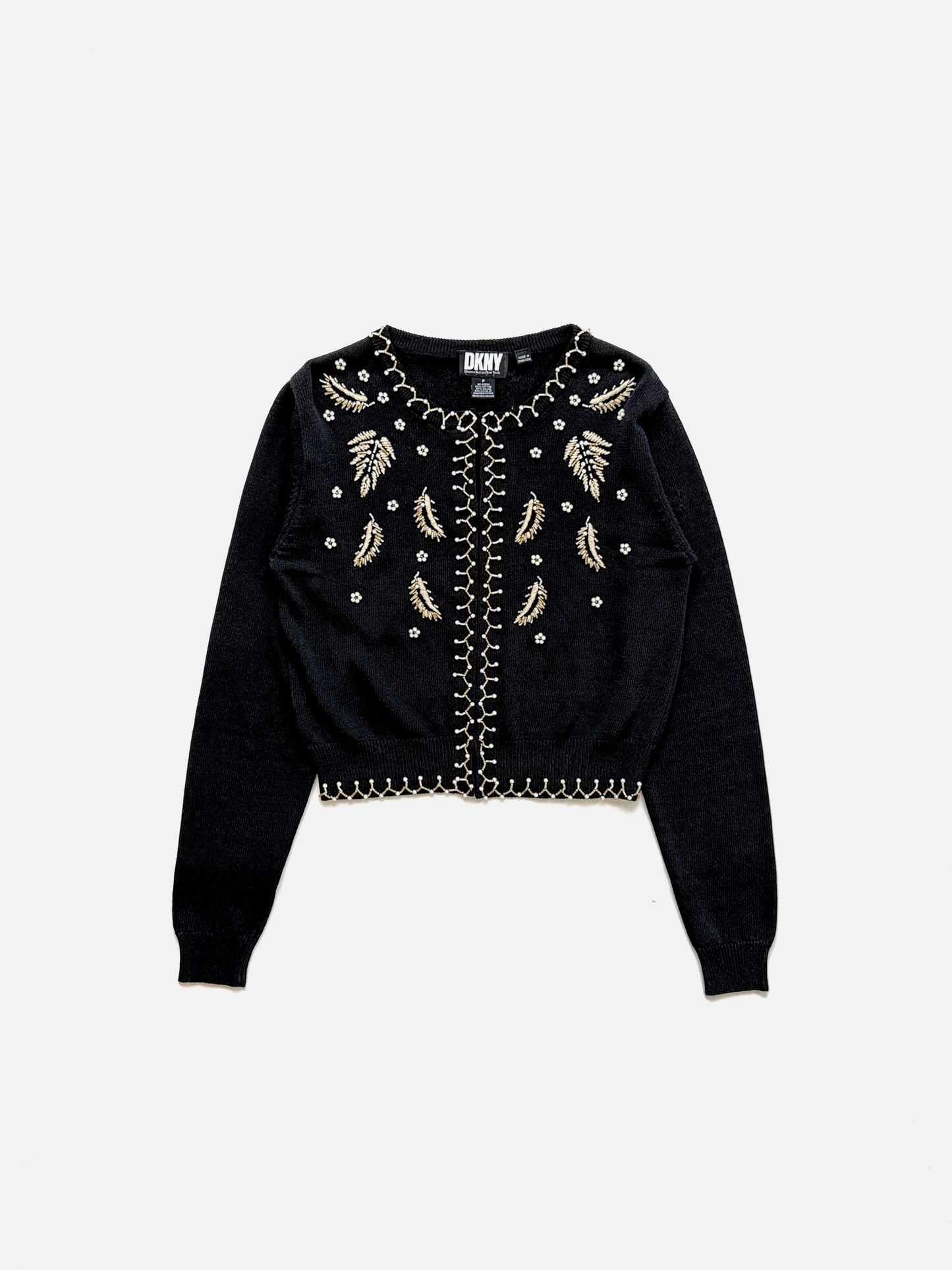 '90s DKNY Cardigan in Cotton Rayon