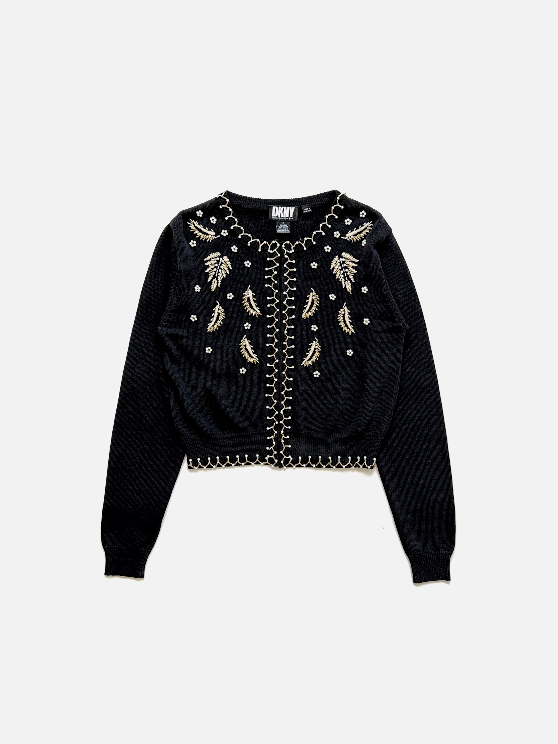 '90s DKNY Cardigan in Cotton Rayon