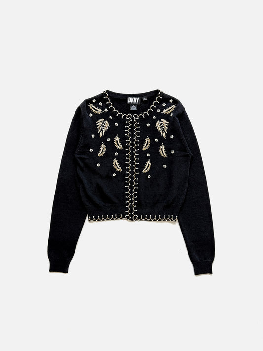 '90s DKNY Cardigan in Cotton Rayon