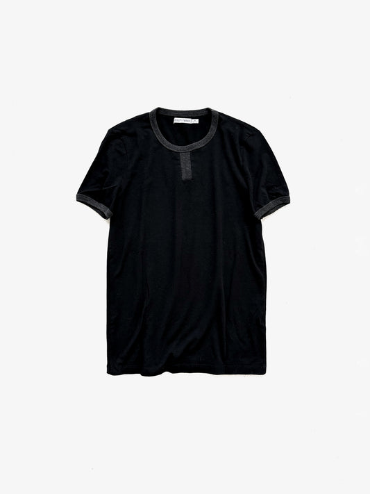 90s Emporio Armani Trim T-shirts in Viscose