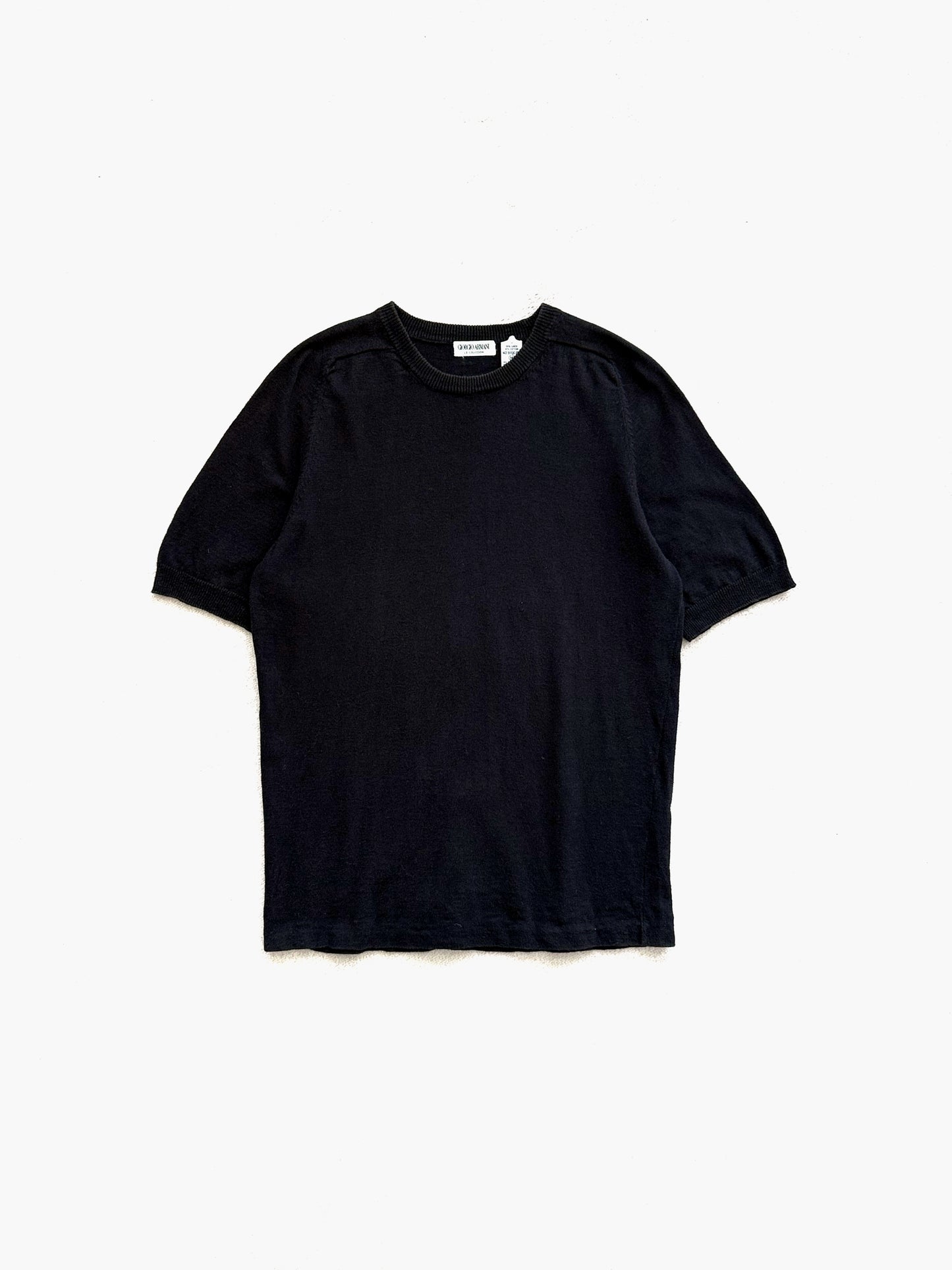 '90s Giorgio Armani S/S Sweater in Cotton Linen