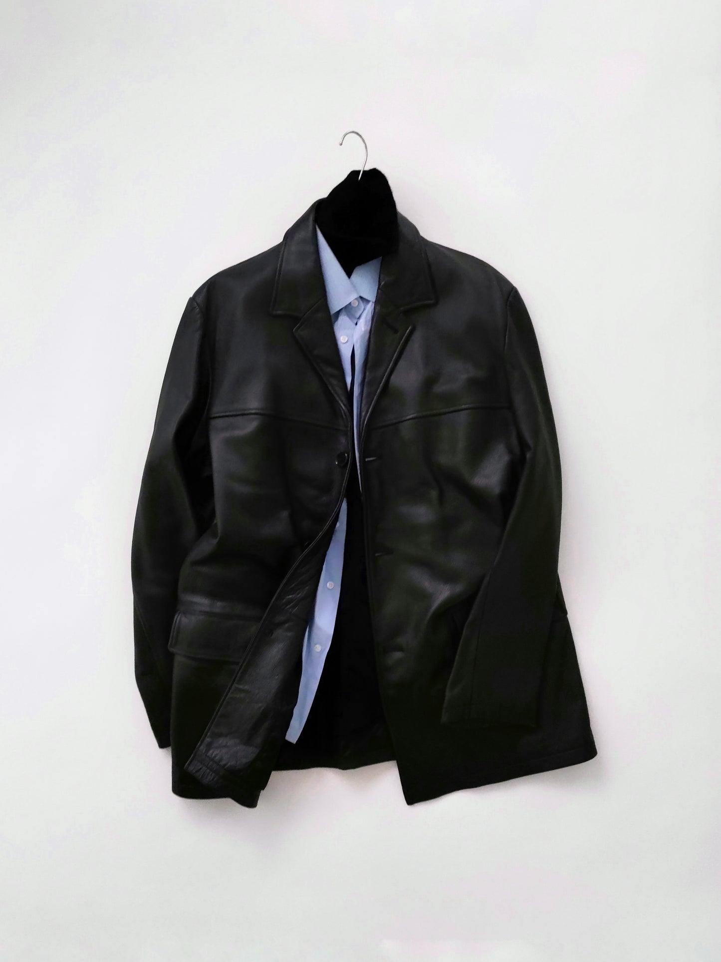 DKNY Coat in Leather