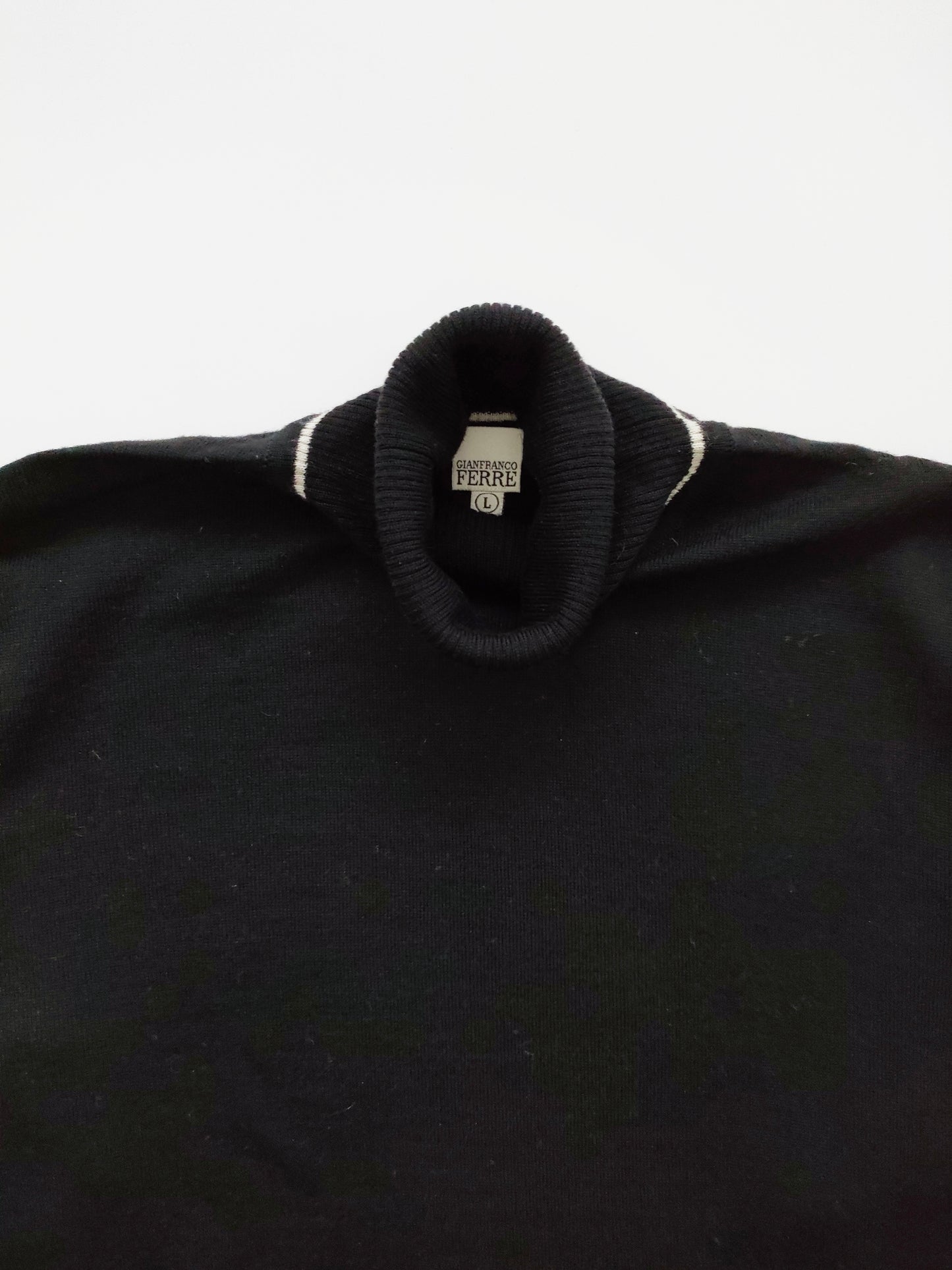 '90s Gianfranco Ferre Turtleneck Sweater in Wool