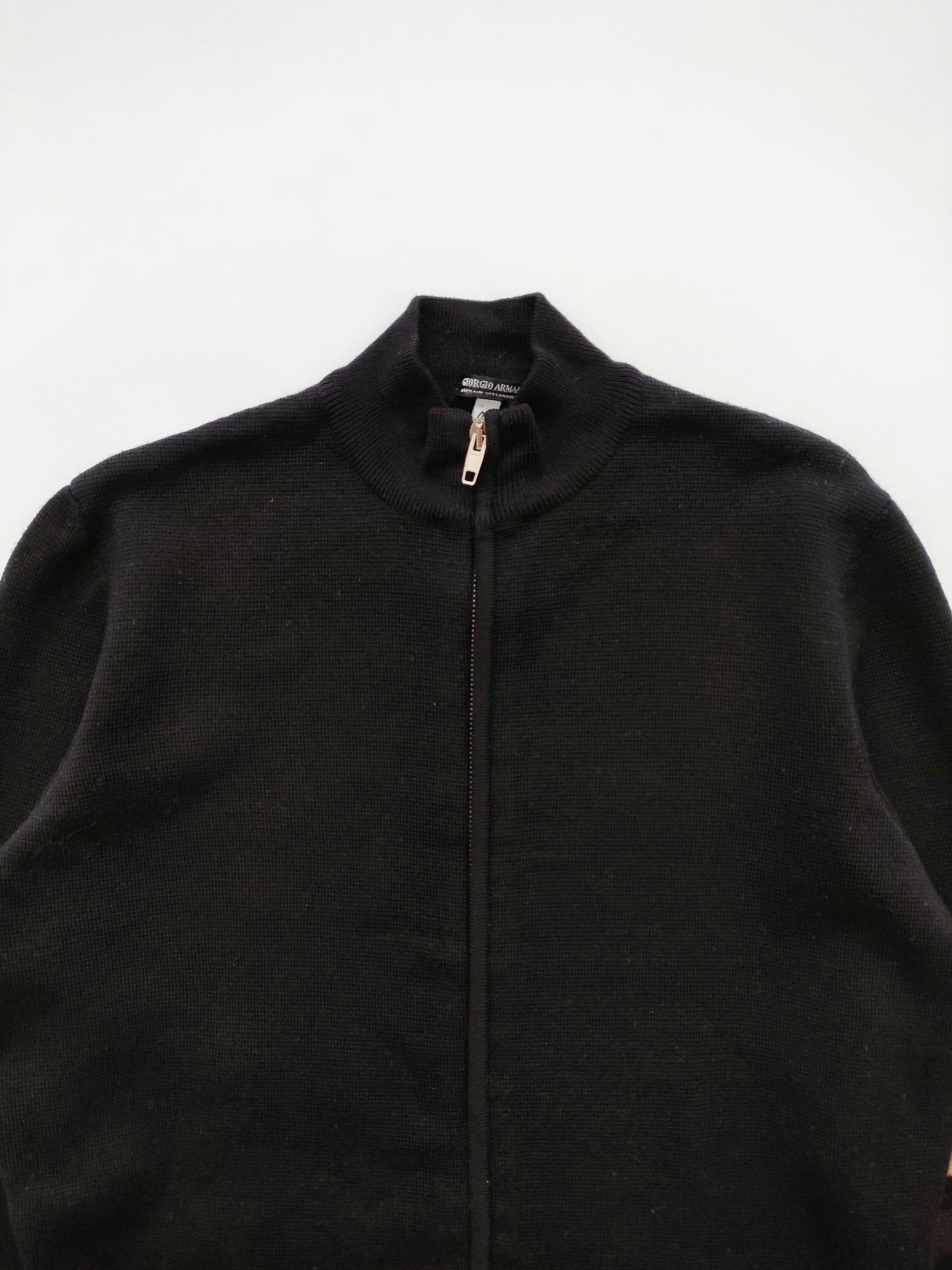 Giorgio Armani Zip-up Cardigan in Wool